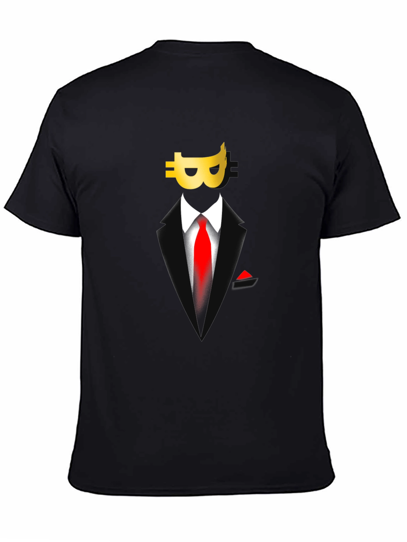 Bitcoin Boss T-Shirt - Crypto Business Suit Design