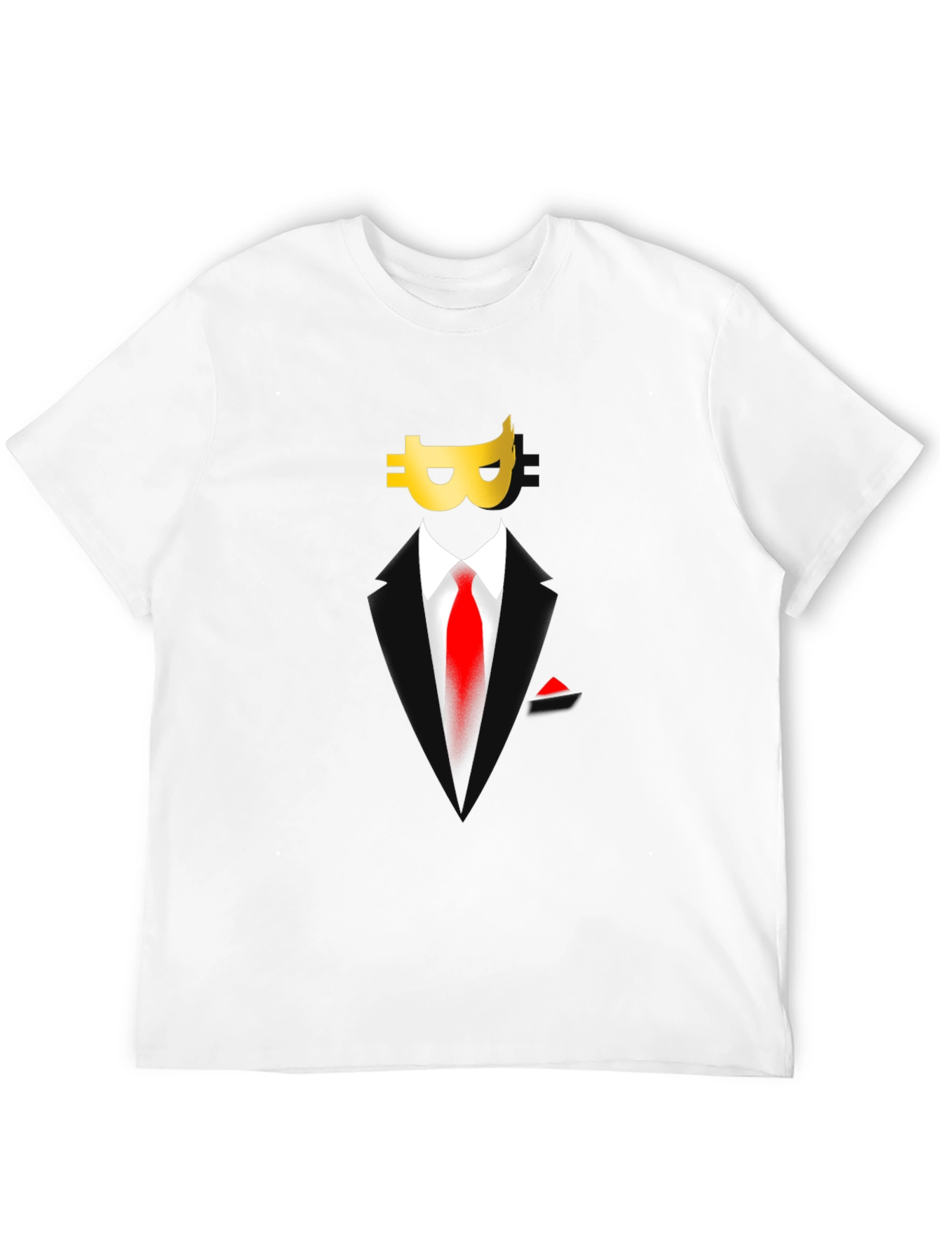 Bitcoin Boss T-Shirt - Crypto Business Suit Design