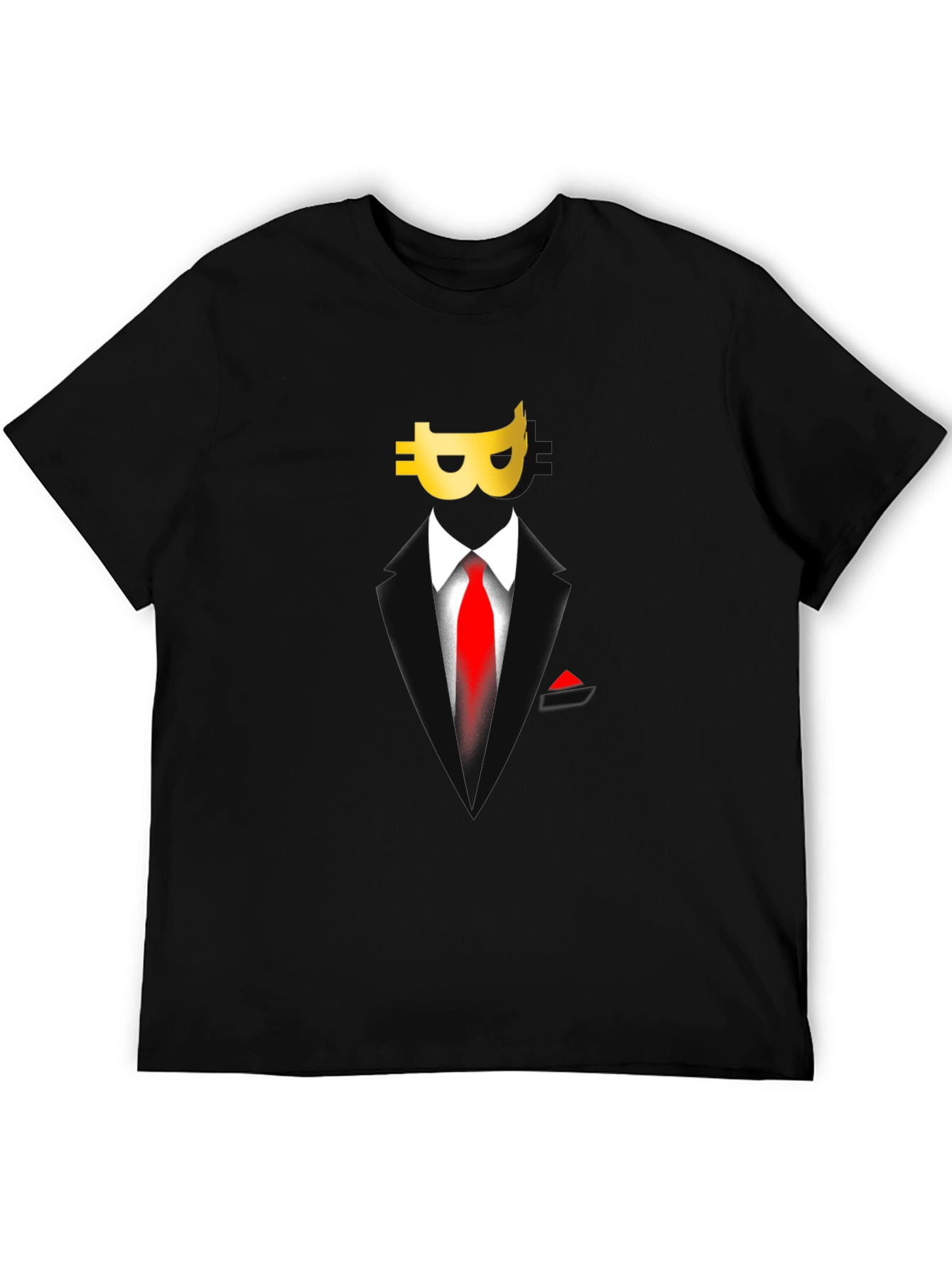 Bitcoin Boss T-Shirt - Crypto Business Suit Design