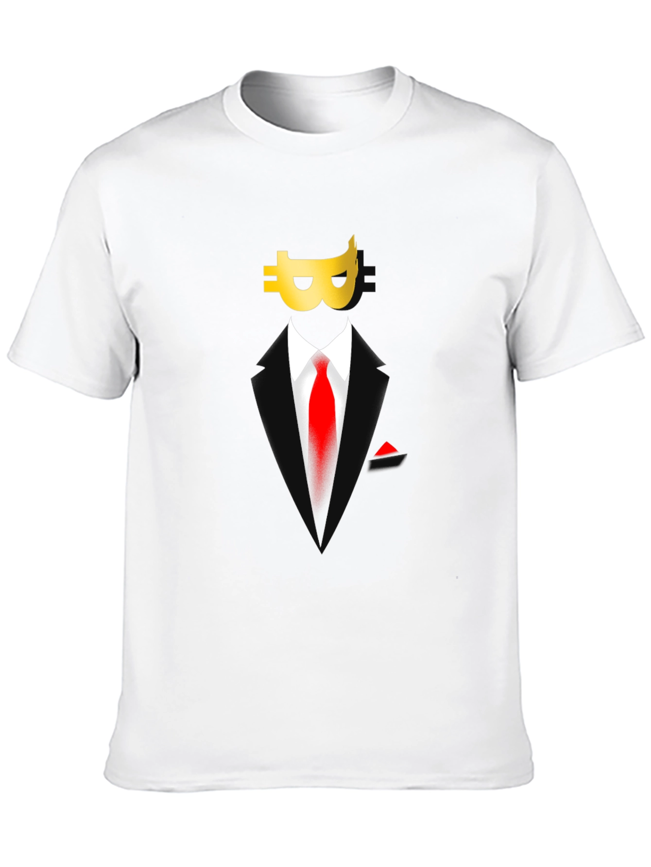 Bitcoin Boss T-Shirt - Crypto Business Suit Design