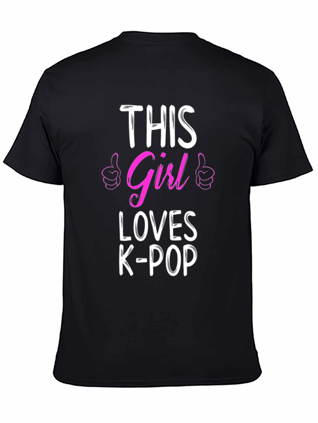 Girl Loves K-Pop T-Shirt - Trendy Music Tee