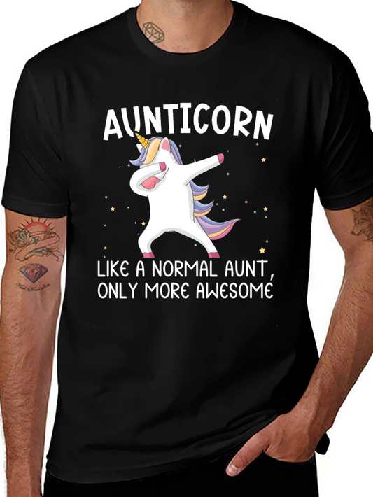 Aunticorn T-Shirt - Like a Normal Aunt Only More Awesome