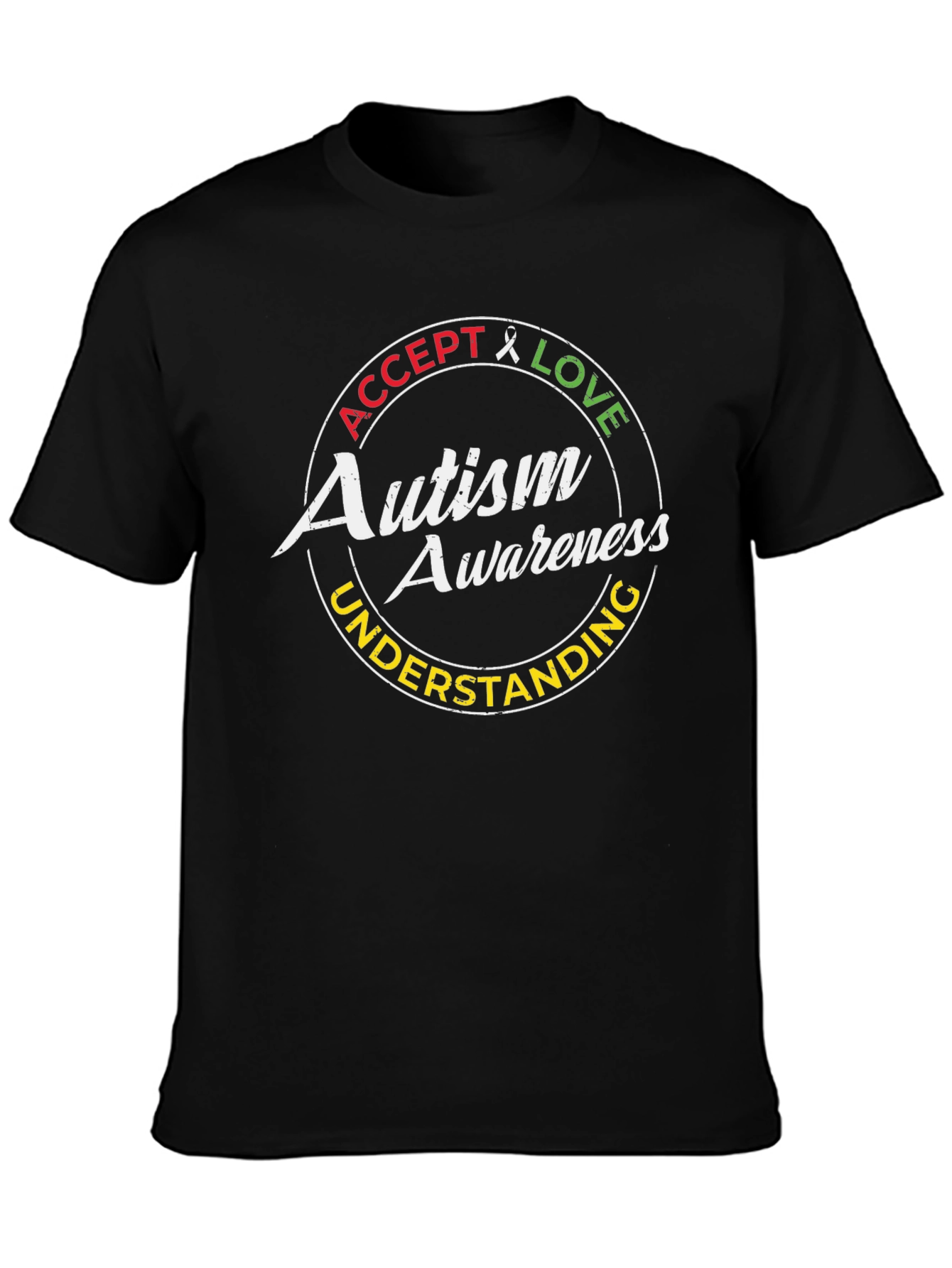 Autism Awareness T-Shirt - Accept Love Understand