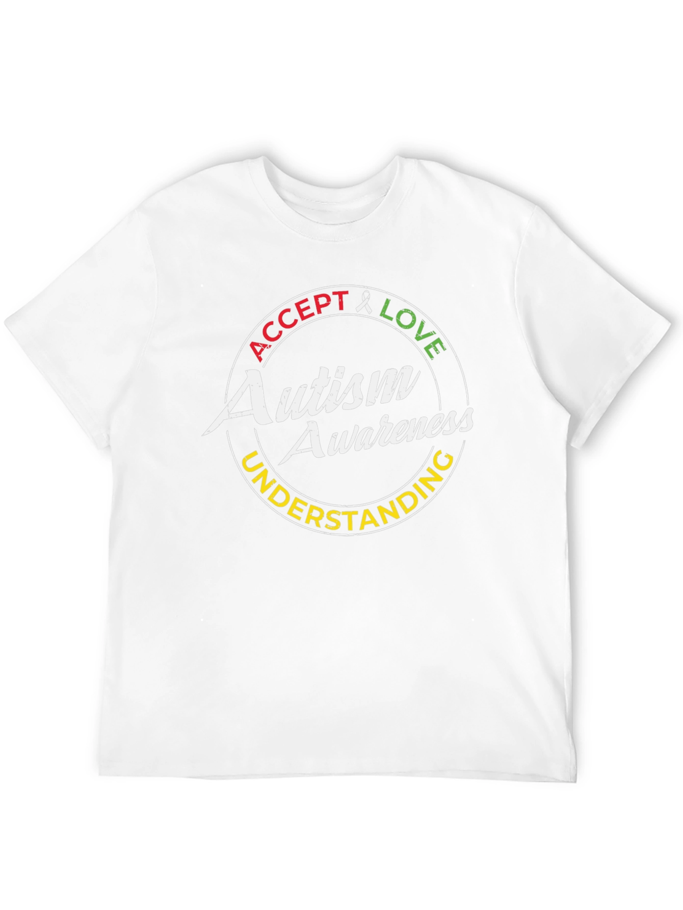 Autism Awareness T-Shirt - Accept Love Understand