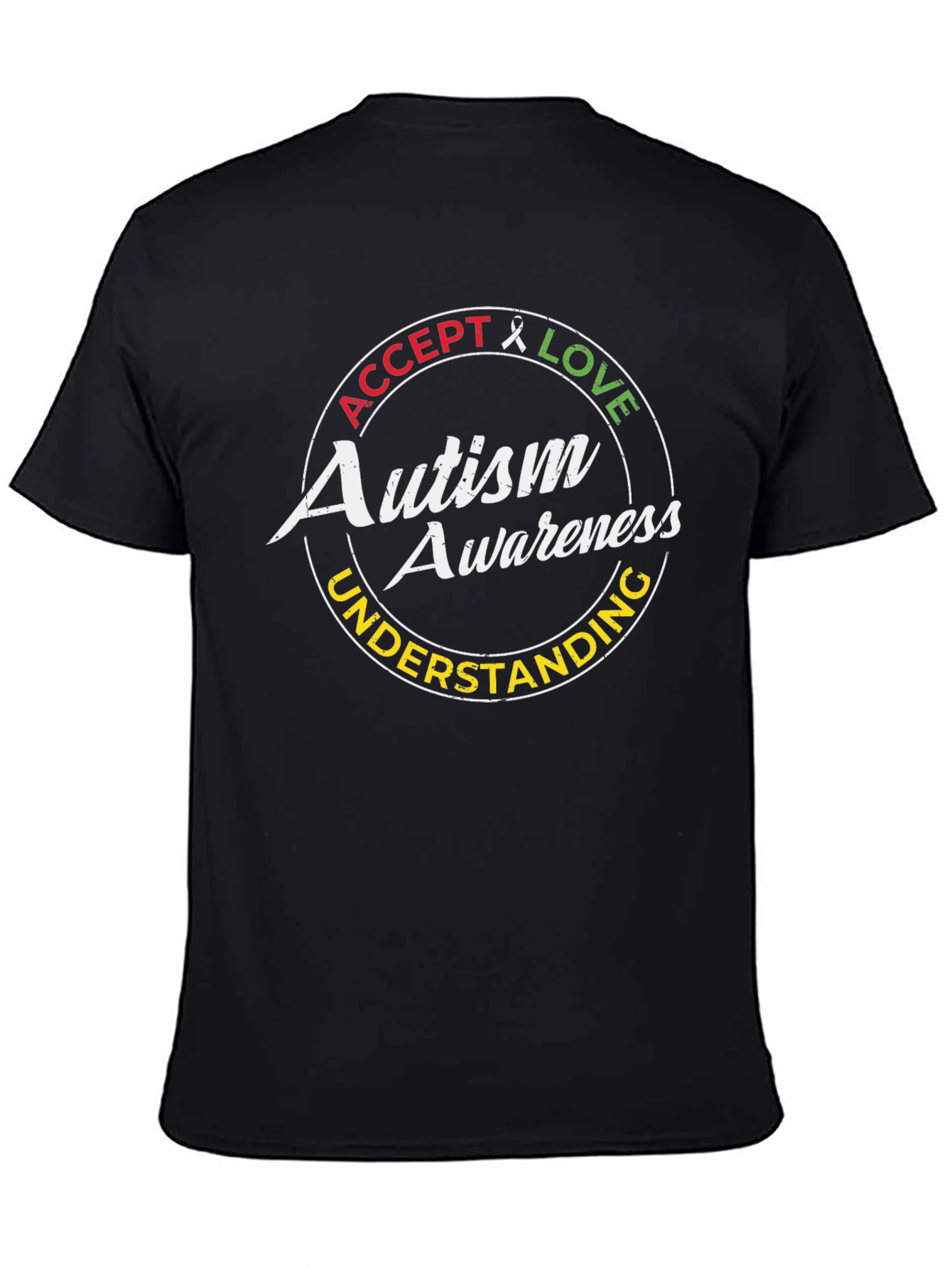 Autism Awareness T-Shirt - Accept Love Understand