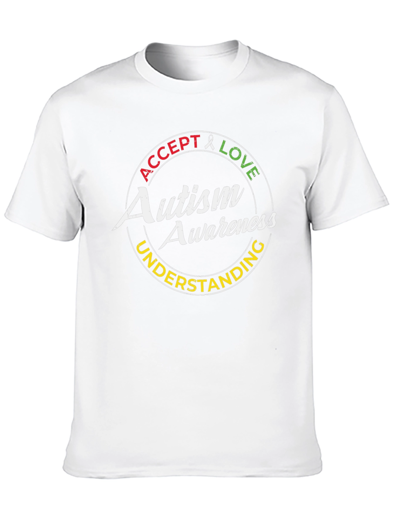 Autism Awareness T-Shirt - Accept Love Understand