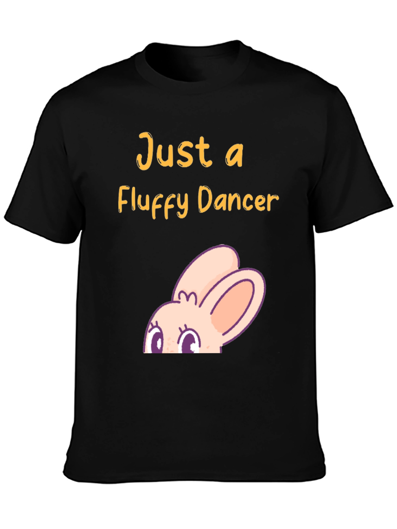 Fluffy Dancer Graphic T-Shirt - Black