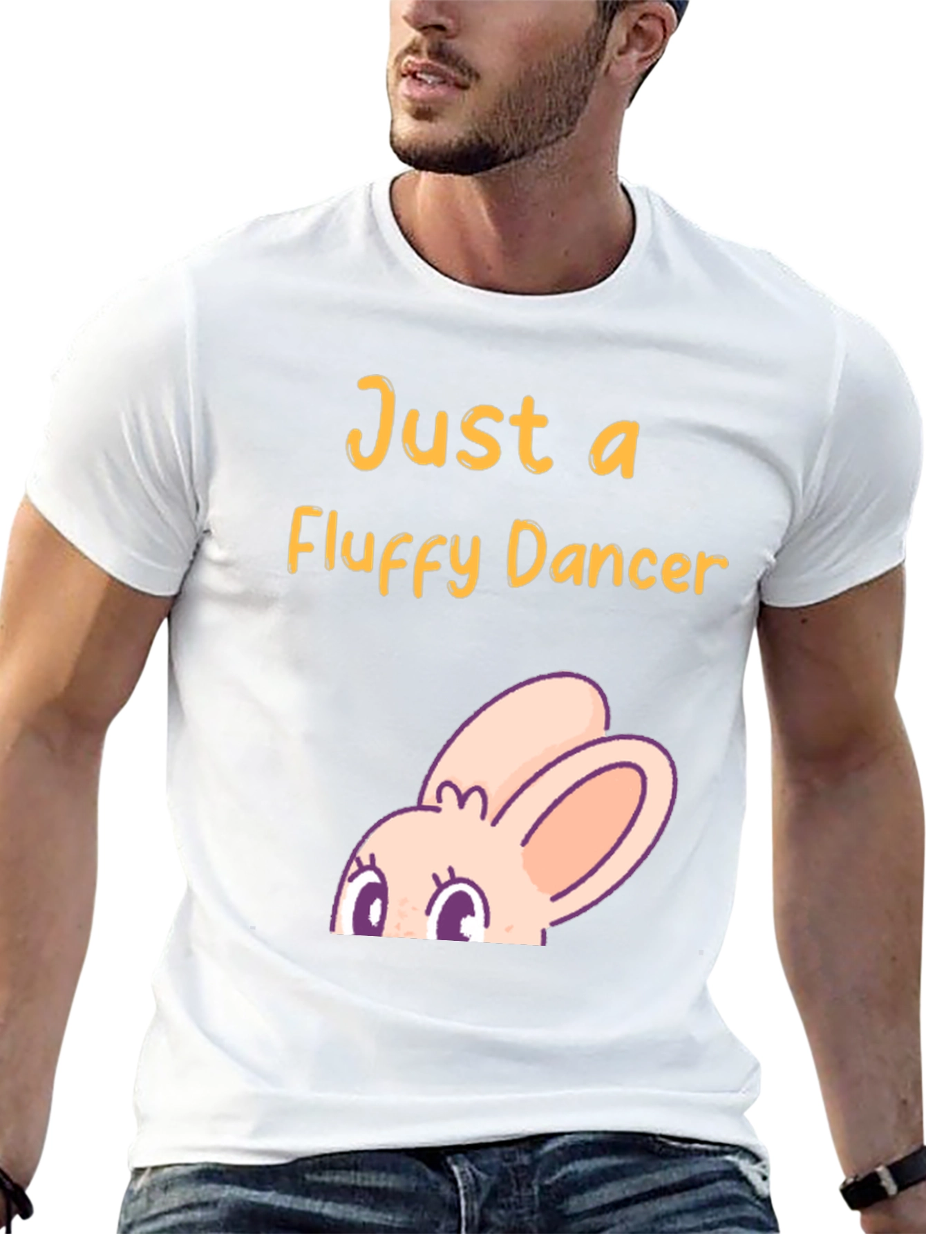 Fluffy Dancer Graphic T-Shirt - Black