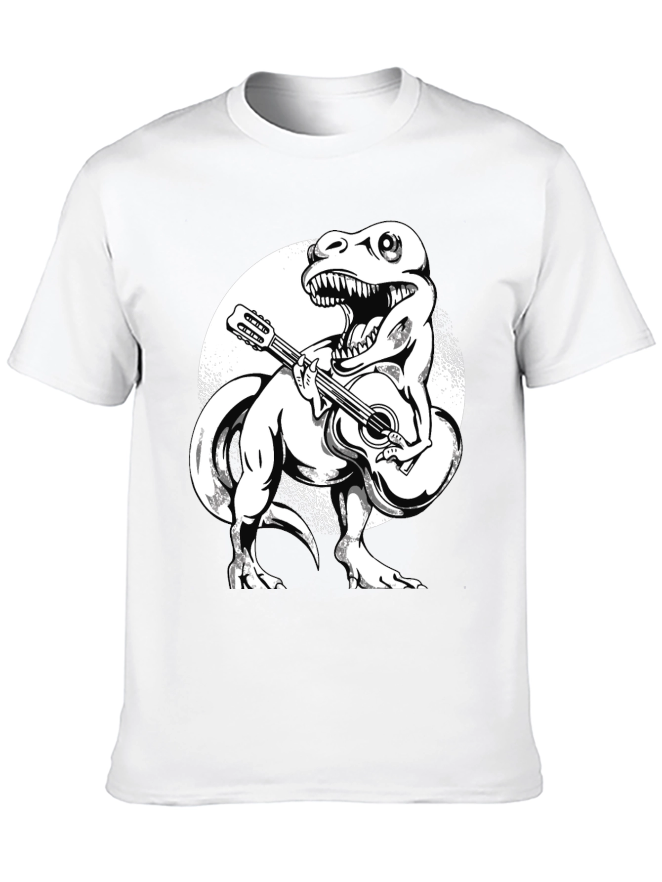 Dinosaur Guitarist Graphic T-Shirt