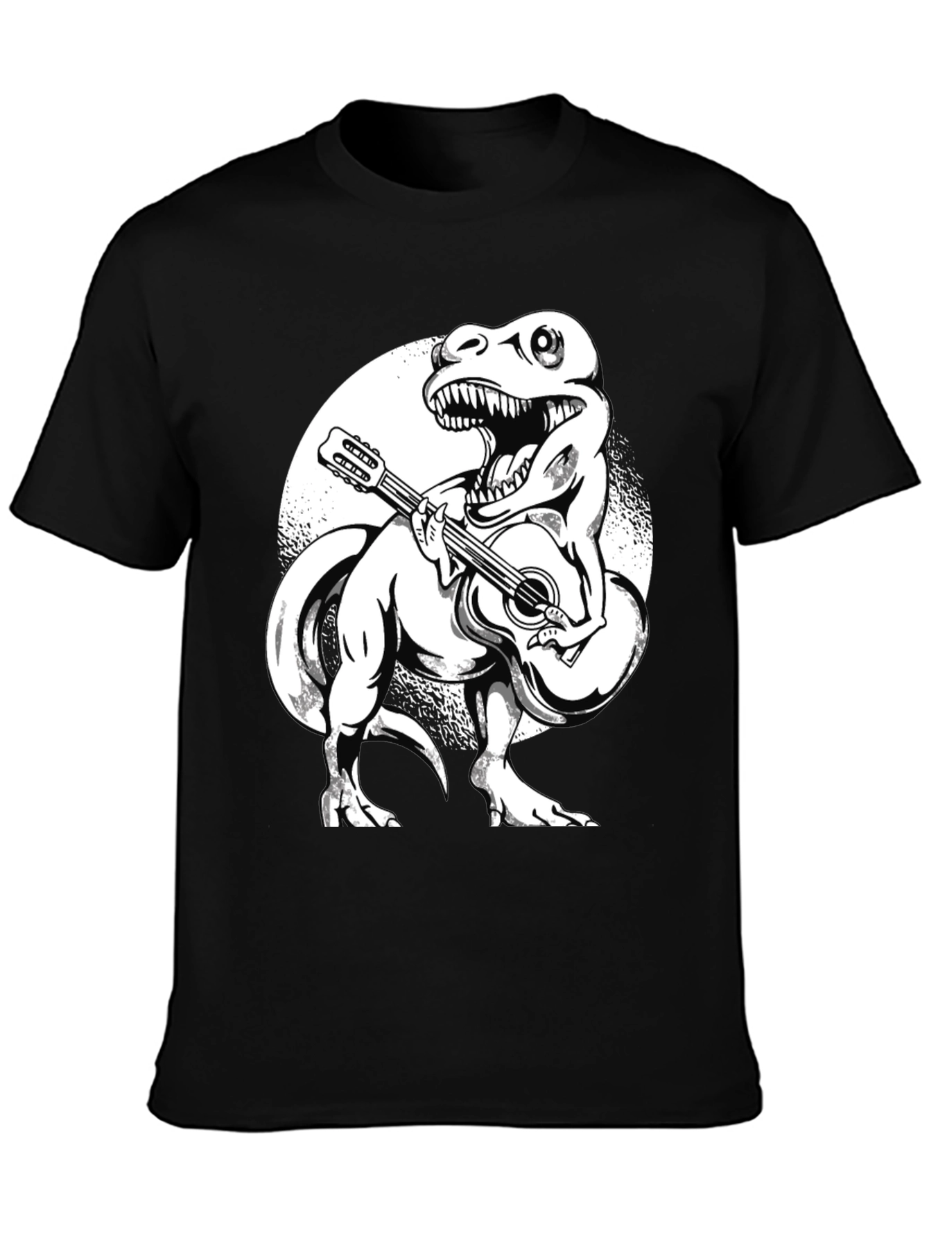 Dinosaur Guitarist Graphic T-Shirt