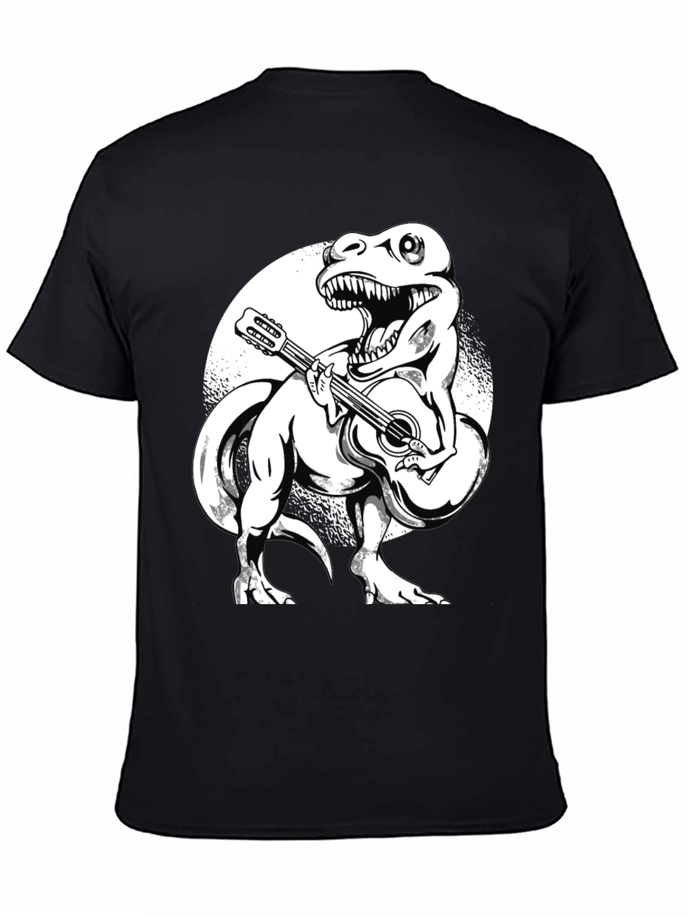 Dinosaur Guitarist Graphic T-Shirt
