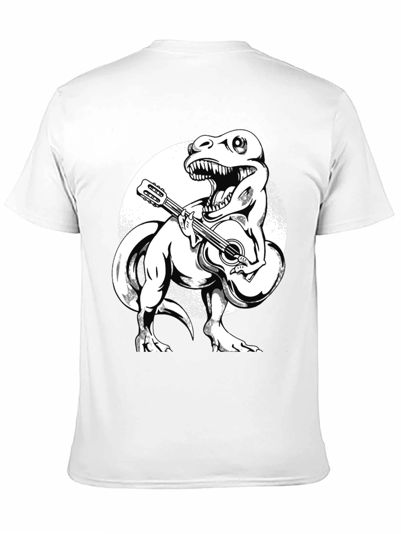 Dinosaur Guitarist Graphic T-Shirt