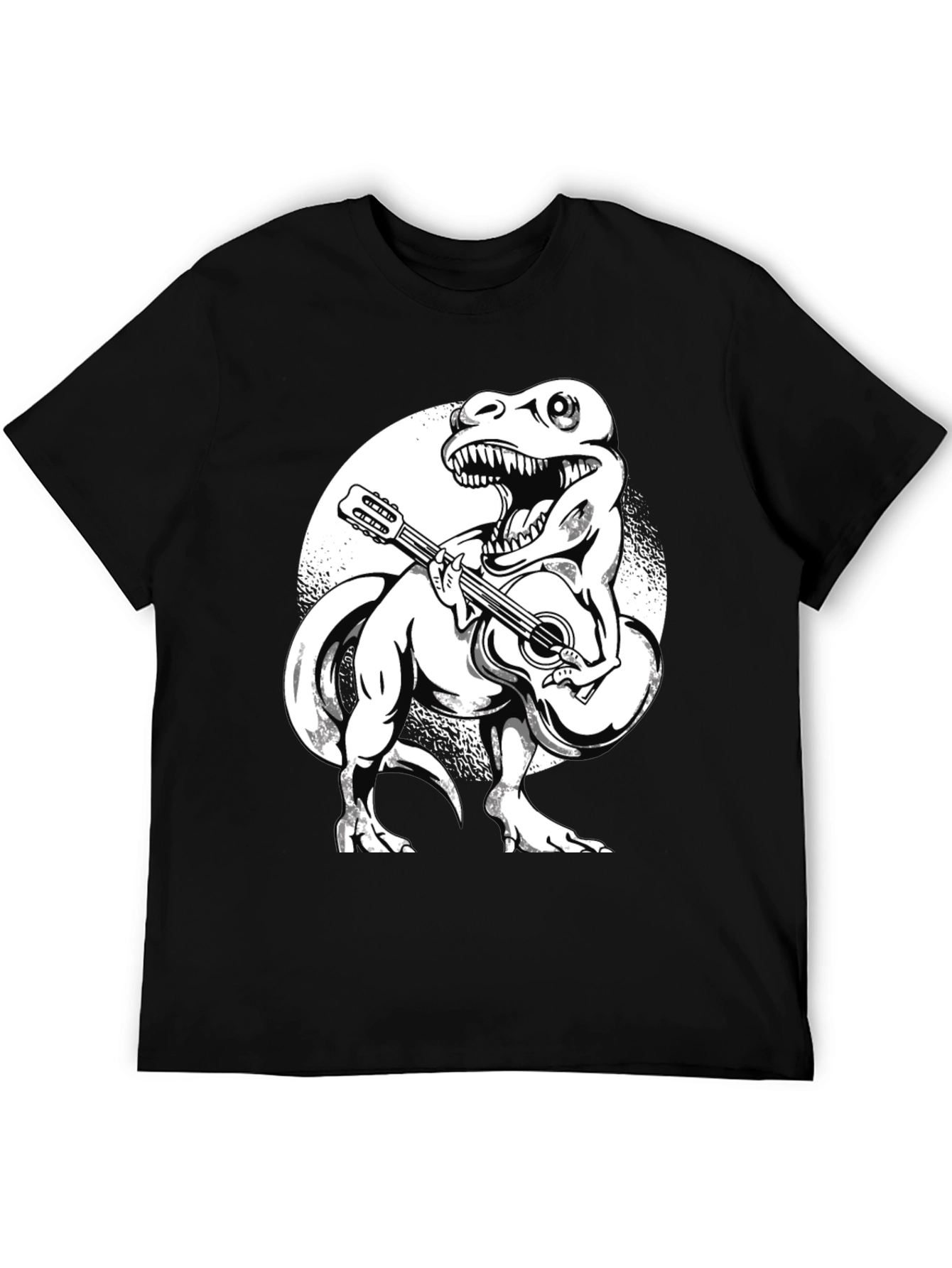 Dinosaur Guitarist Graphic T-Shirt