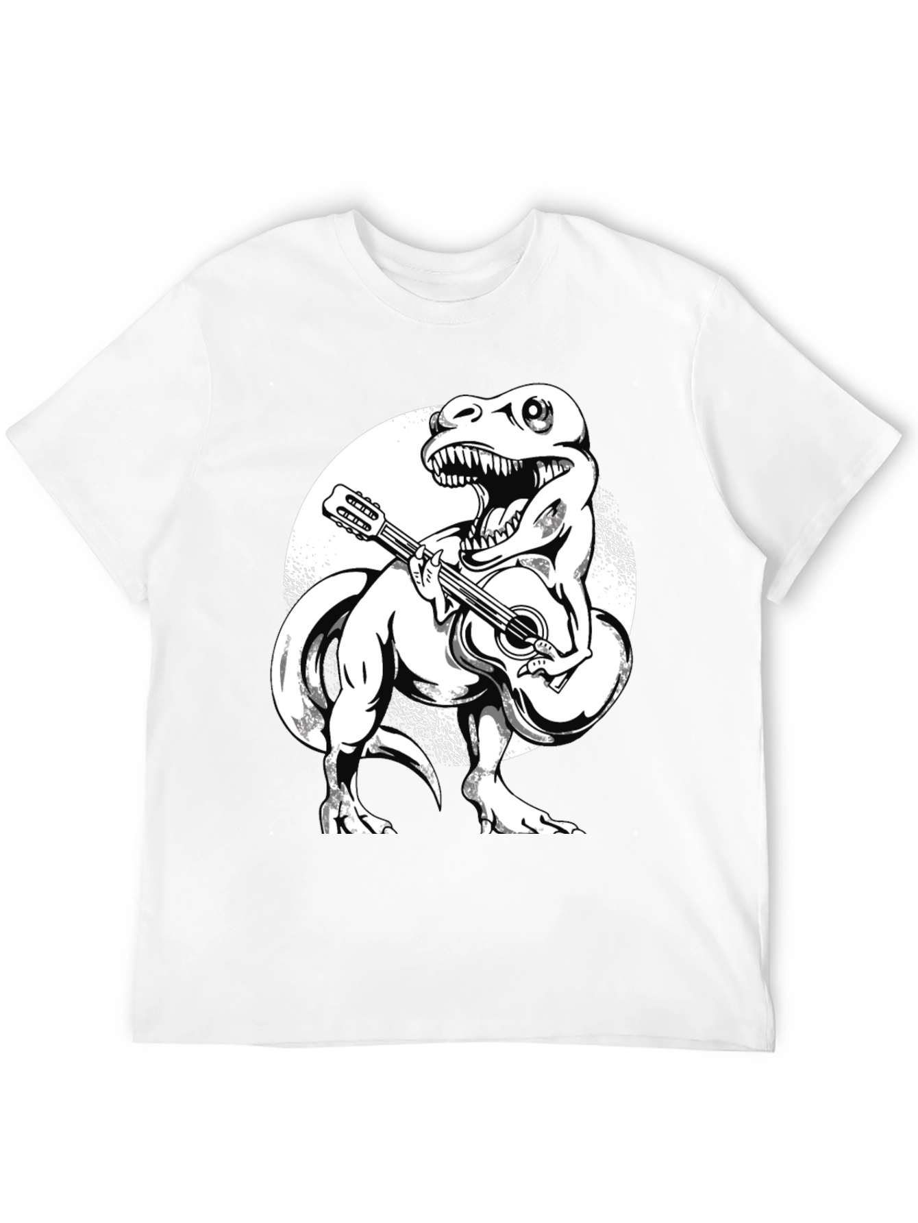 Dinosaur Guitarist Graphic T-Shirt