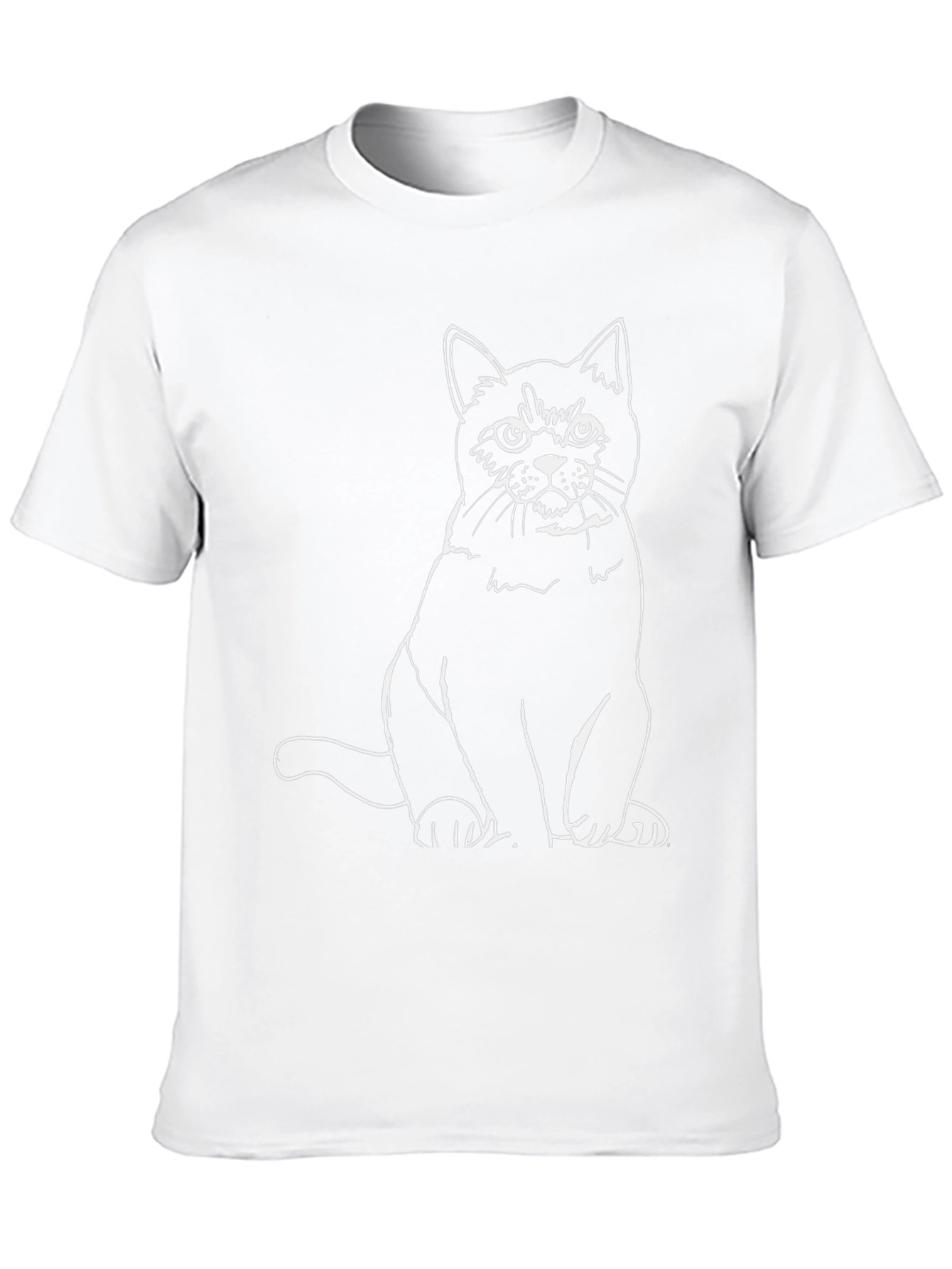 Black Cat Graphic T-Shirt - Unisex Crew Neck Tee