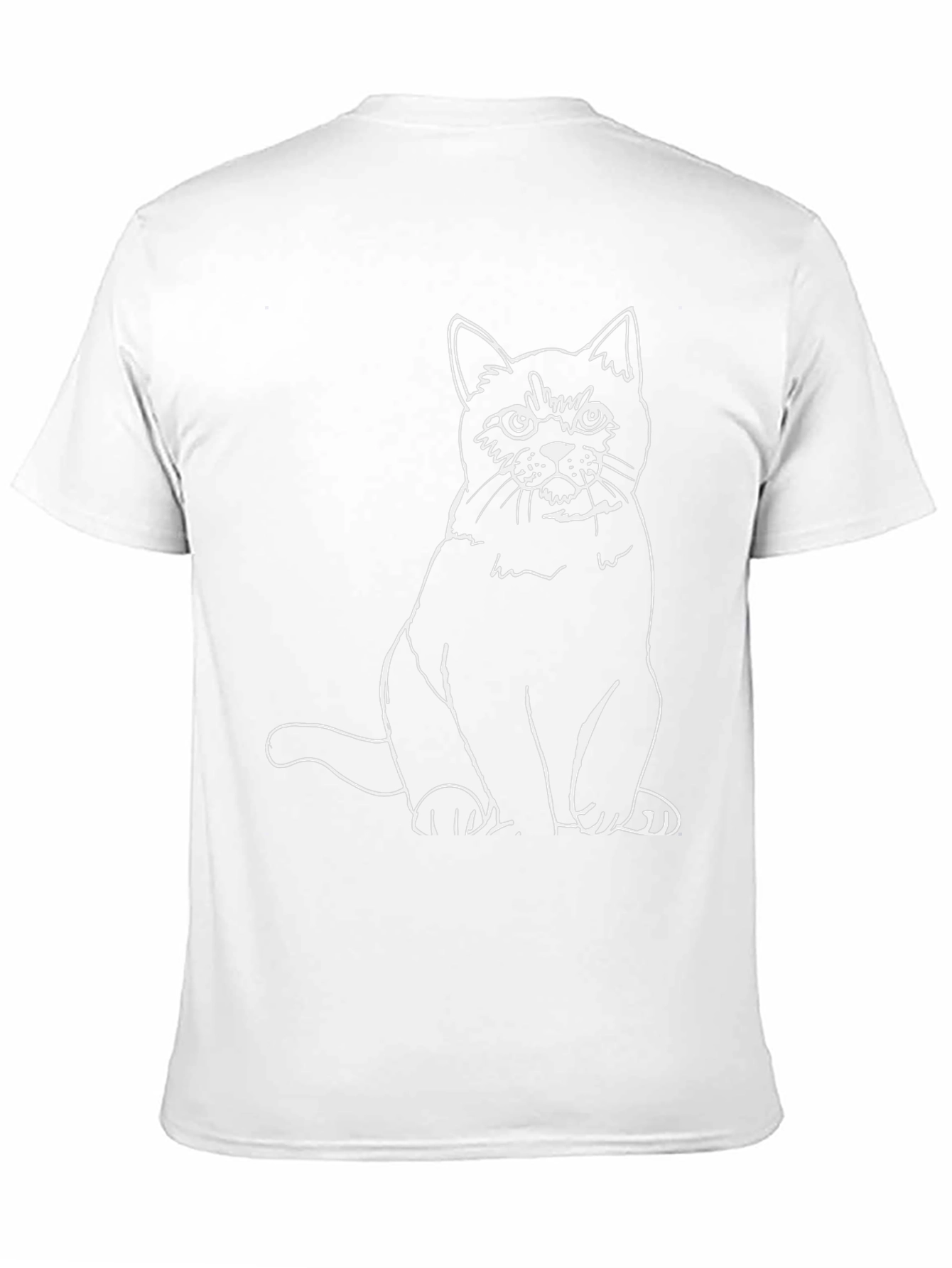 Black Cat Graphic T-Shirt - Unisex Crew Neck Tee