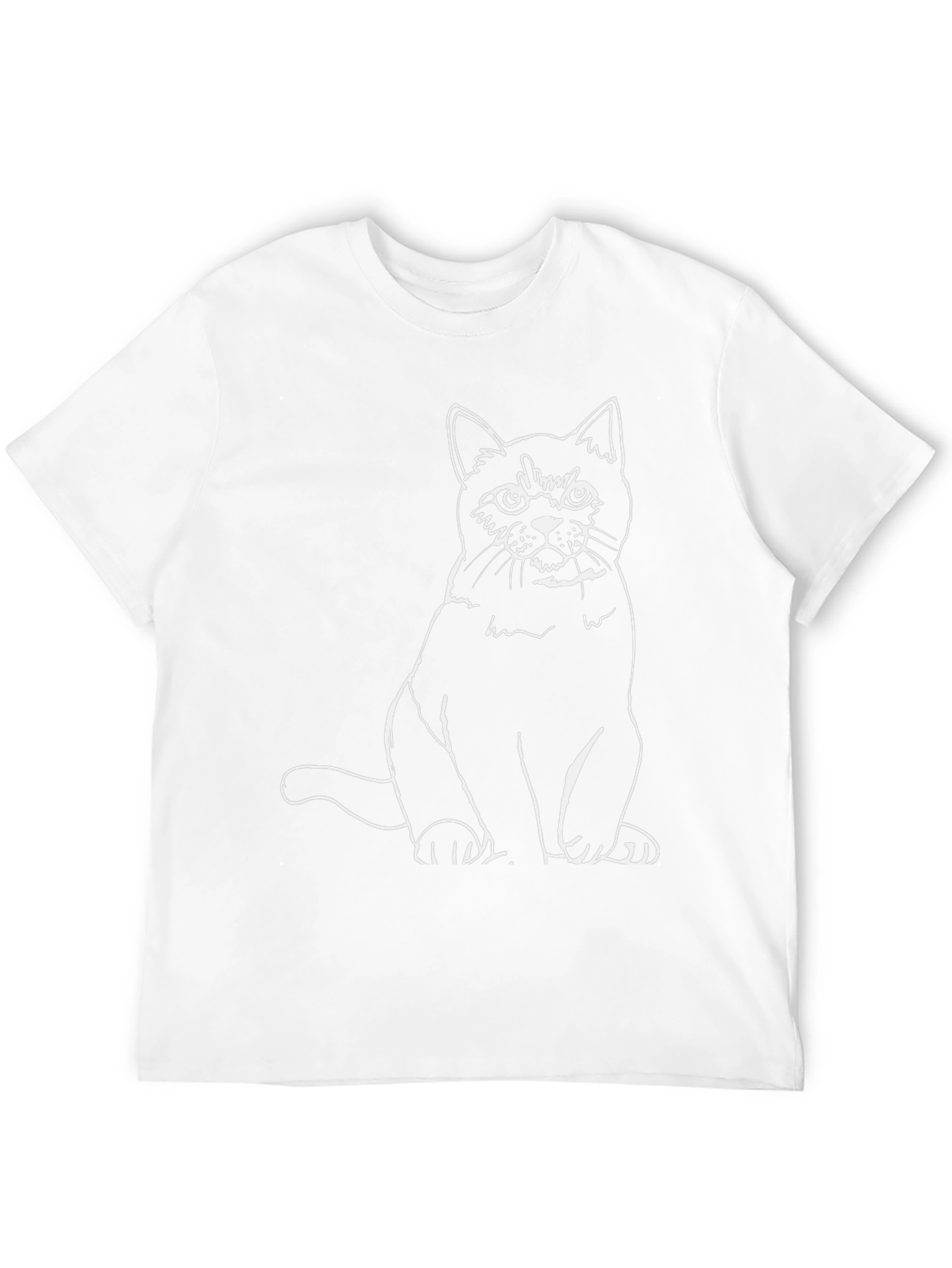 Black Cat Graphic T-Shirt - Unisex Crew Neck Tee