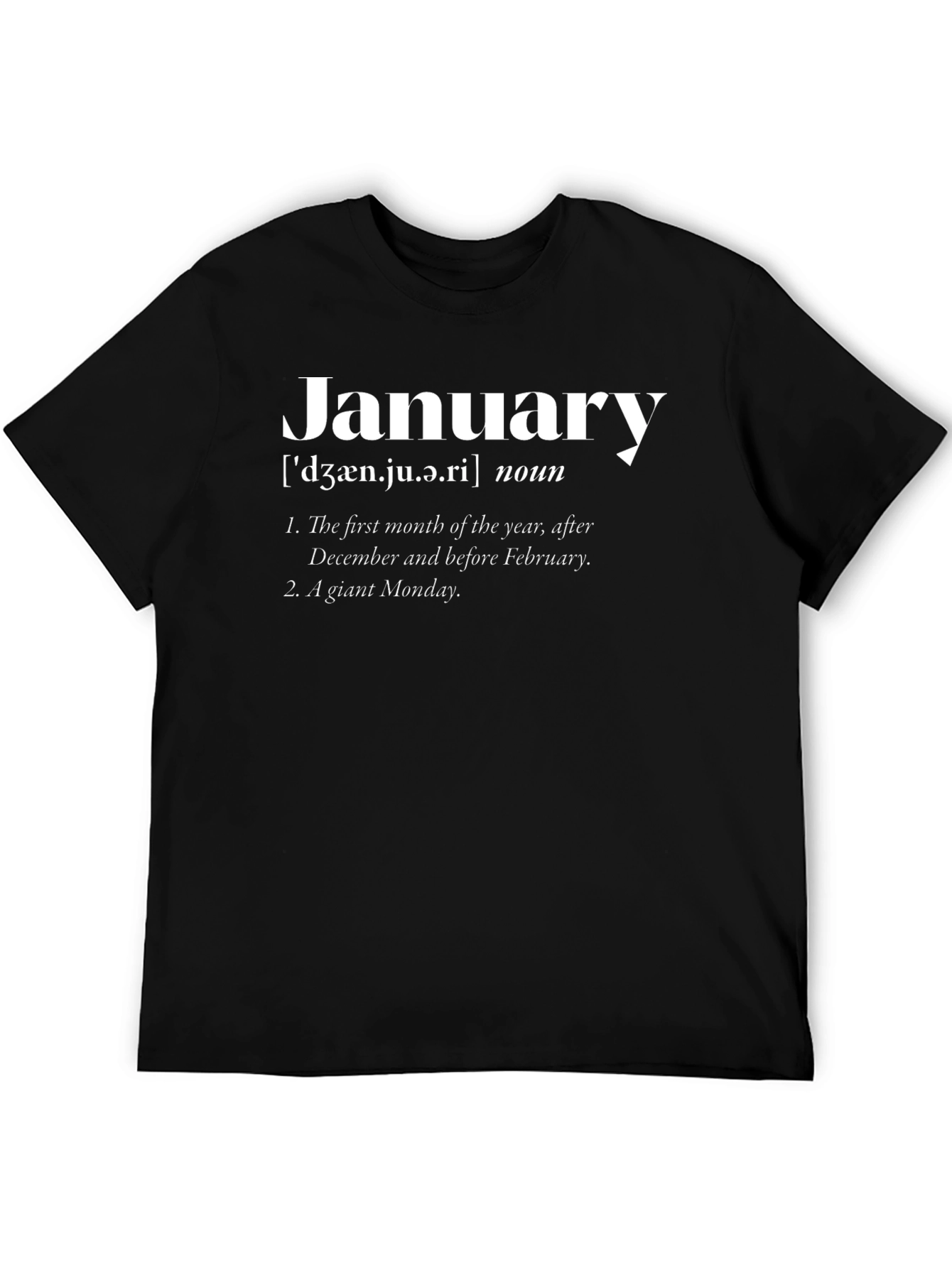 January Definition Graphic T-Shirt