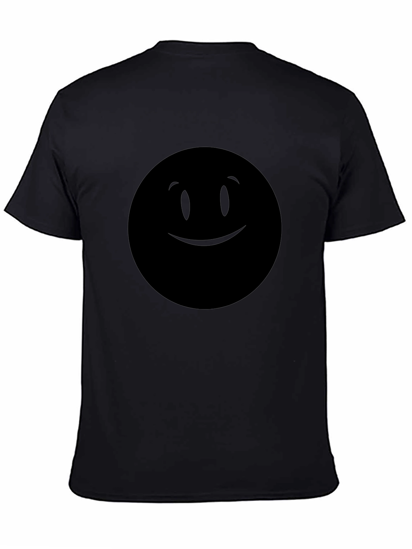 Black Smiley Face Graphic Tee