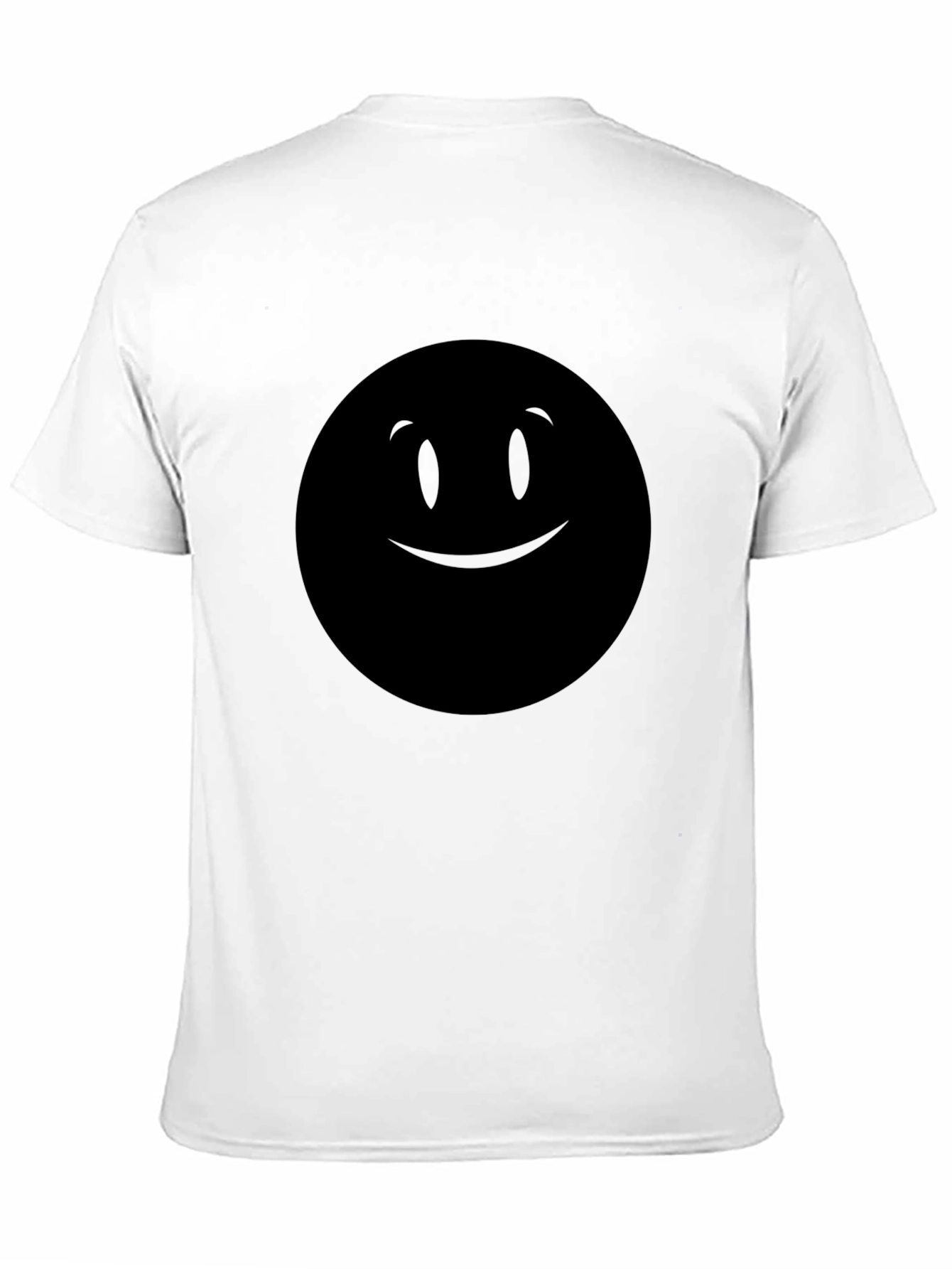 Black Smiley Face Graphic Tee