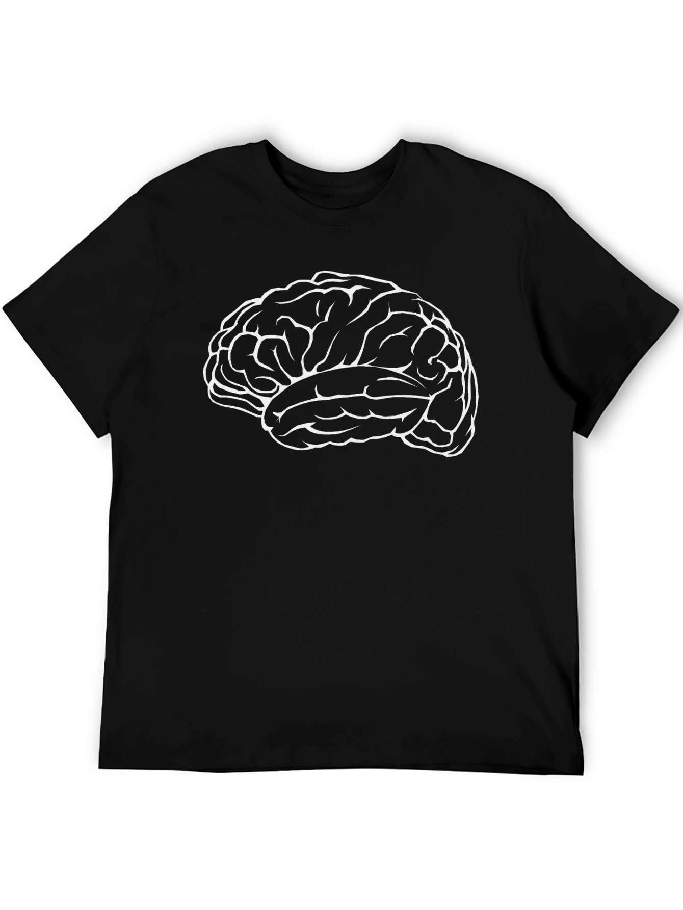 Brain Graphic Tee - Intellectual Style