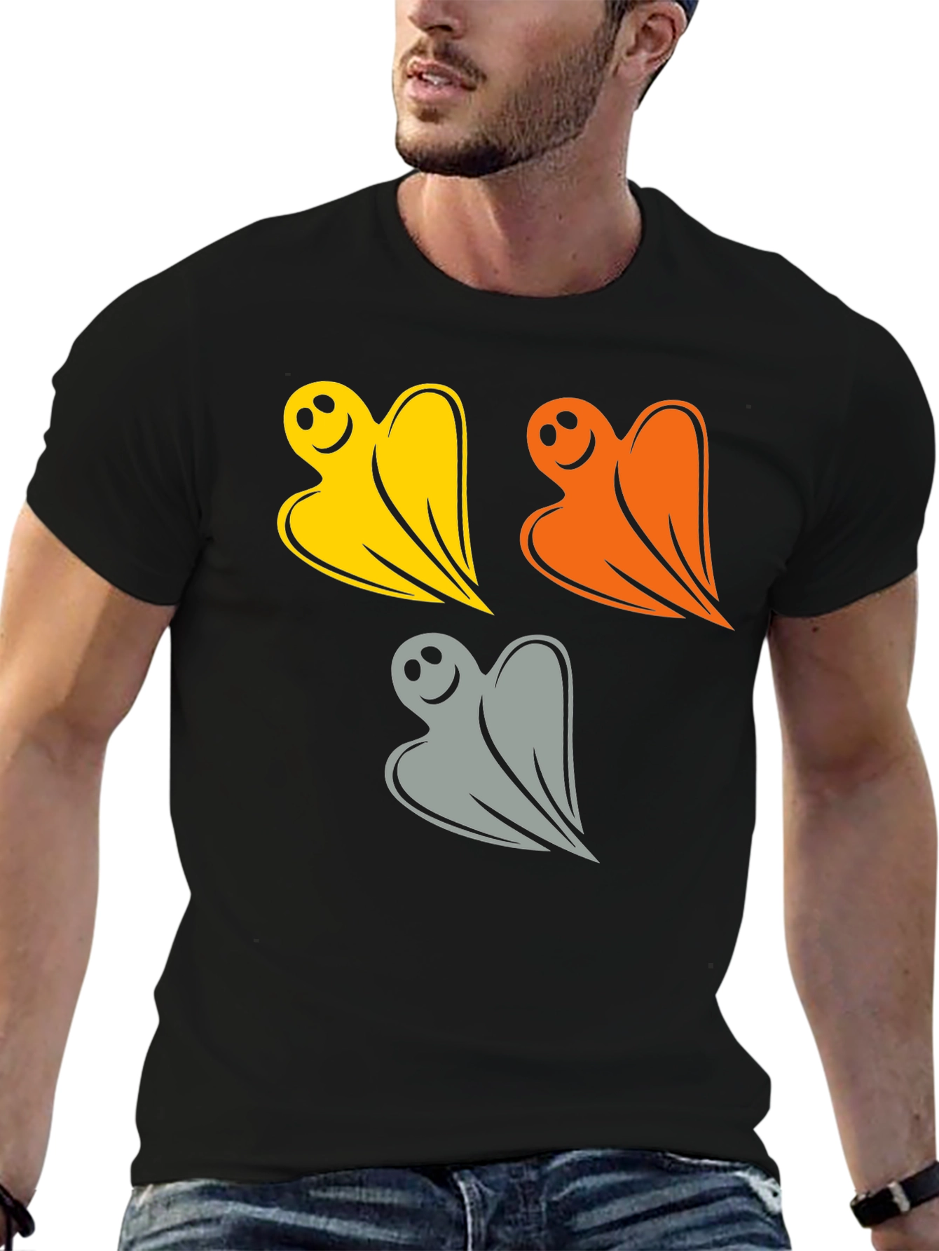 Halloween Ghost T-Shirt Spooky Season Unisex