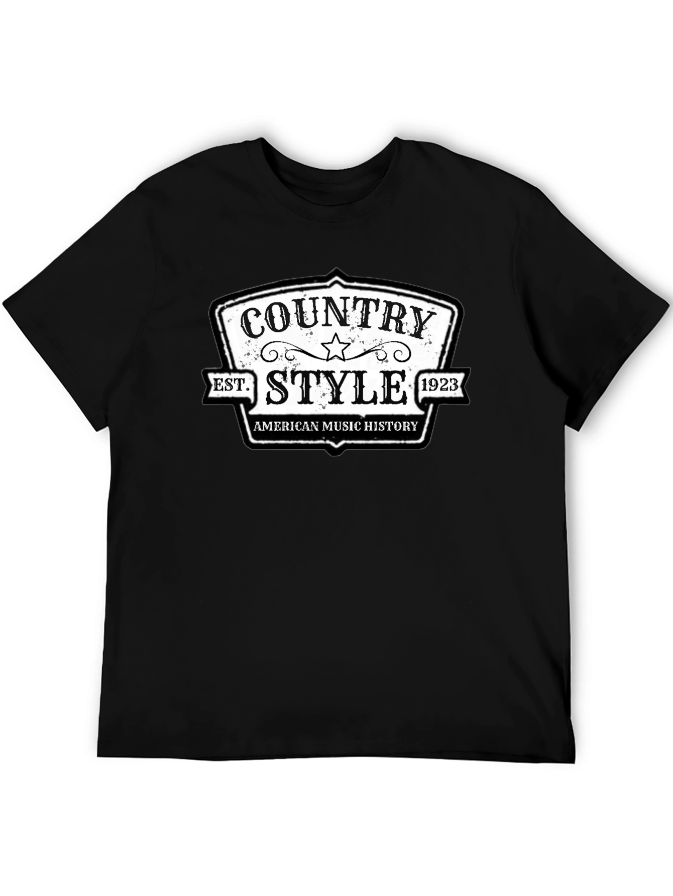 Country Style American Music History T-Shirt