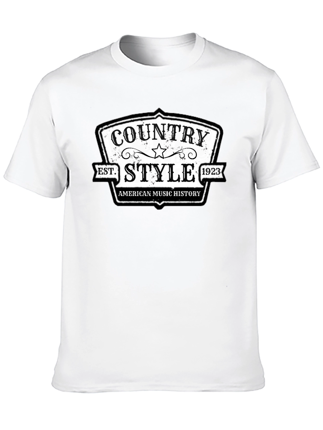 Country Style American Music History T-Shirt