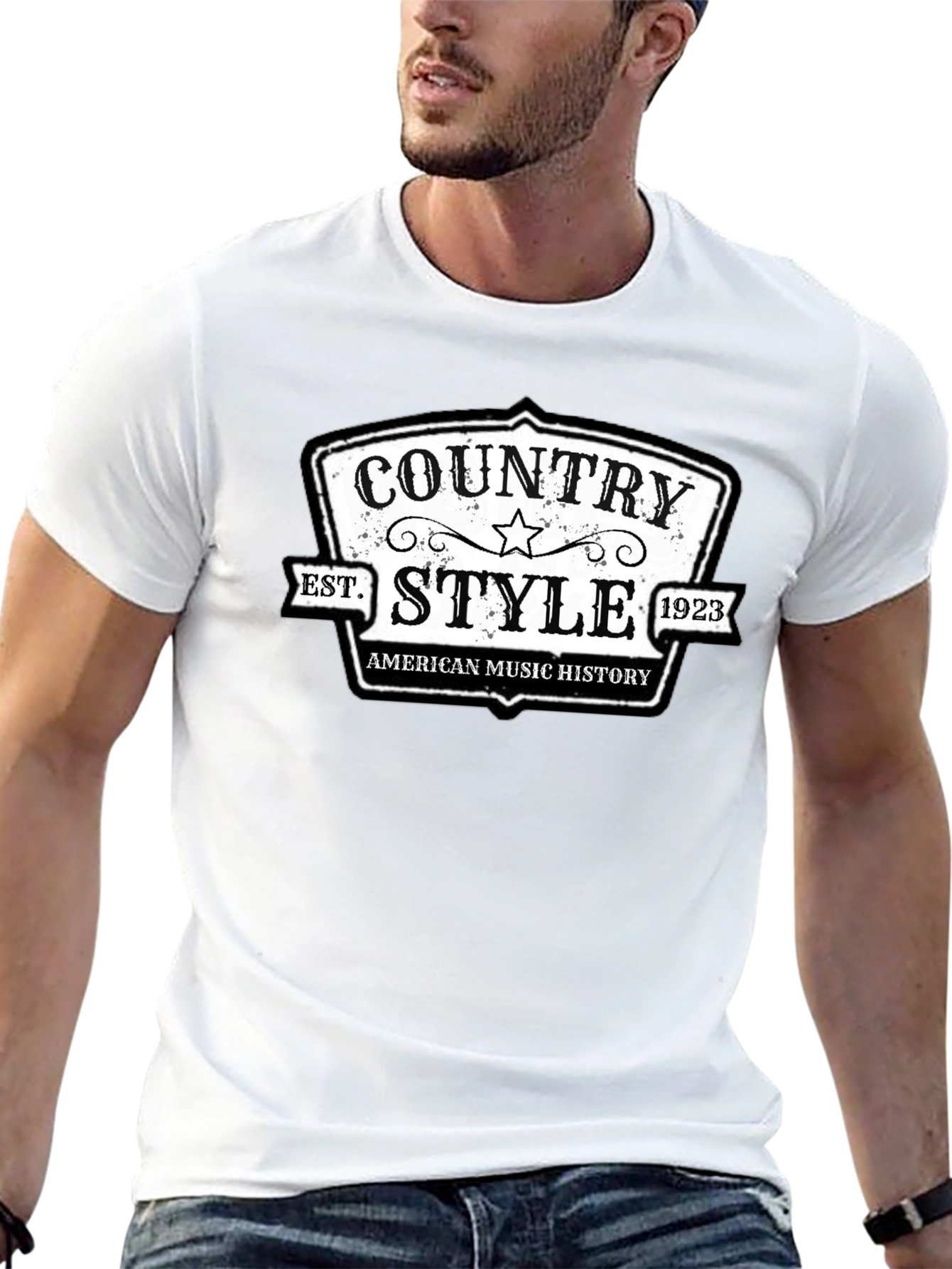 Country Style American Music History T-Shirt