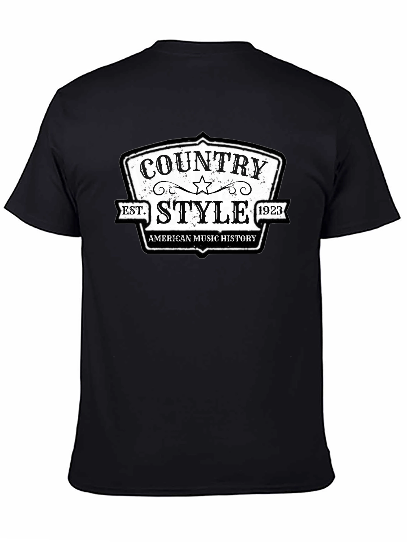 Country Style American Music History T-Shirt