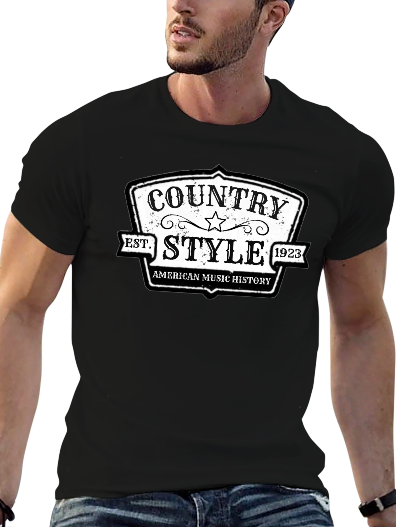 Country Style American Music History T-Shirt