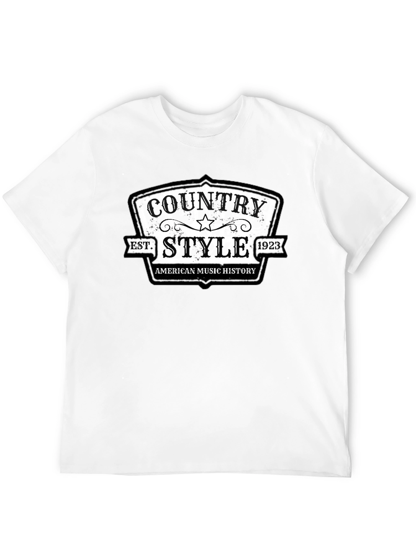 Country Style American Music History T-Shirt