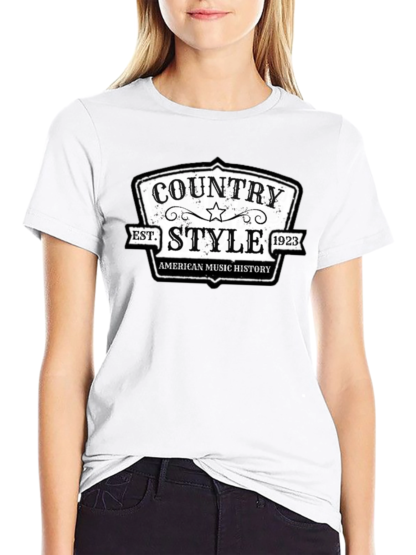 Country Style American Music History T-Shirt