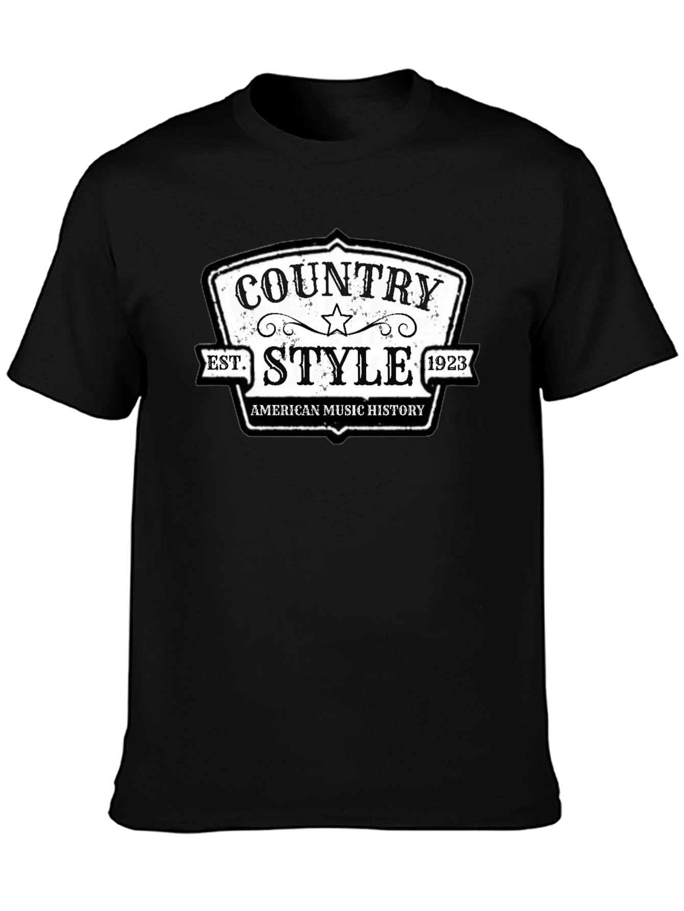 Country Style American Music History T-Shirt