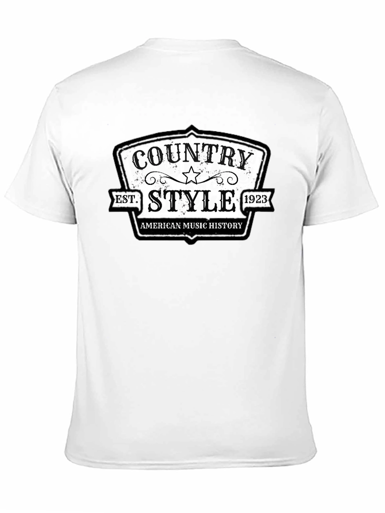 Country Style American Music History T-Shirt