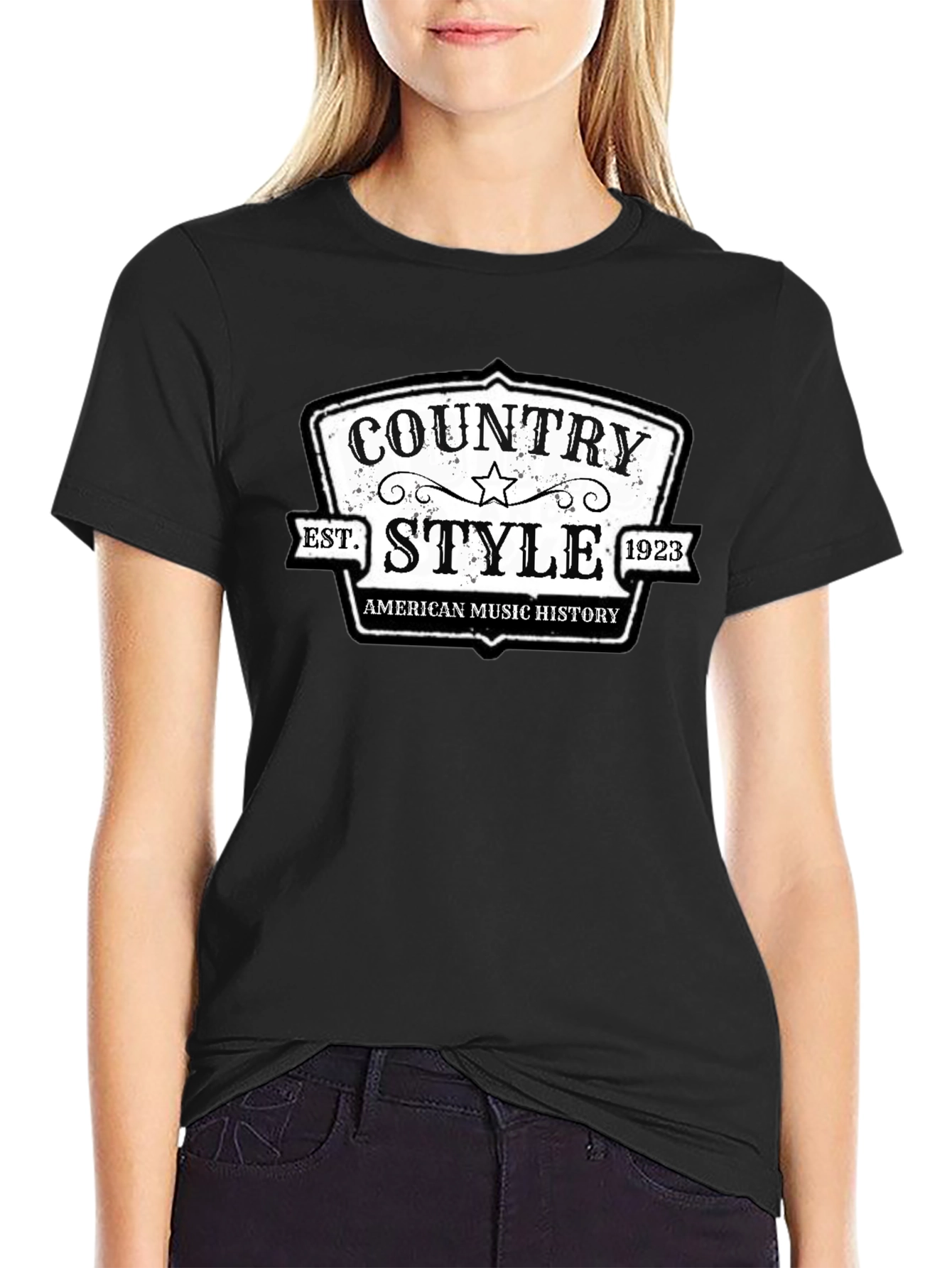 Country Style American Music History T-Shirt