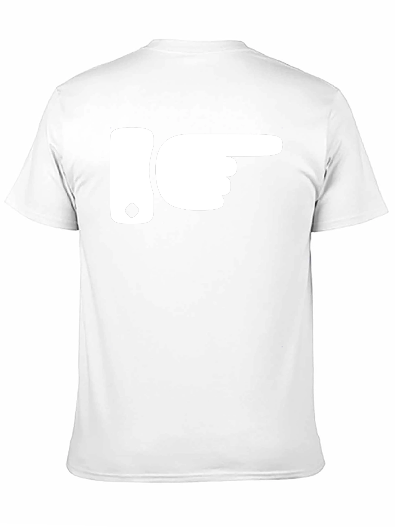 Pointing Finger Graphic Tee - Novelty Humor Shirt