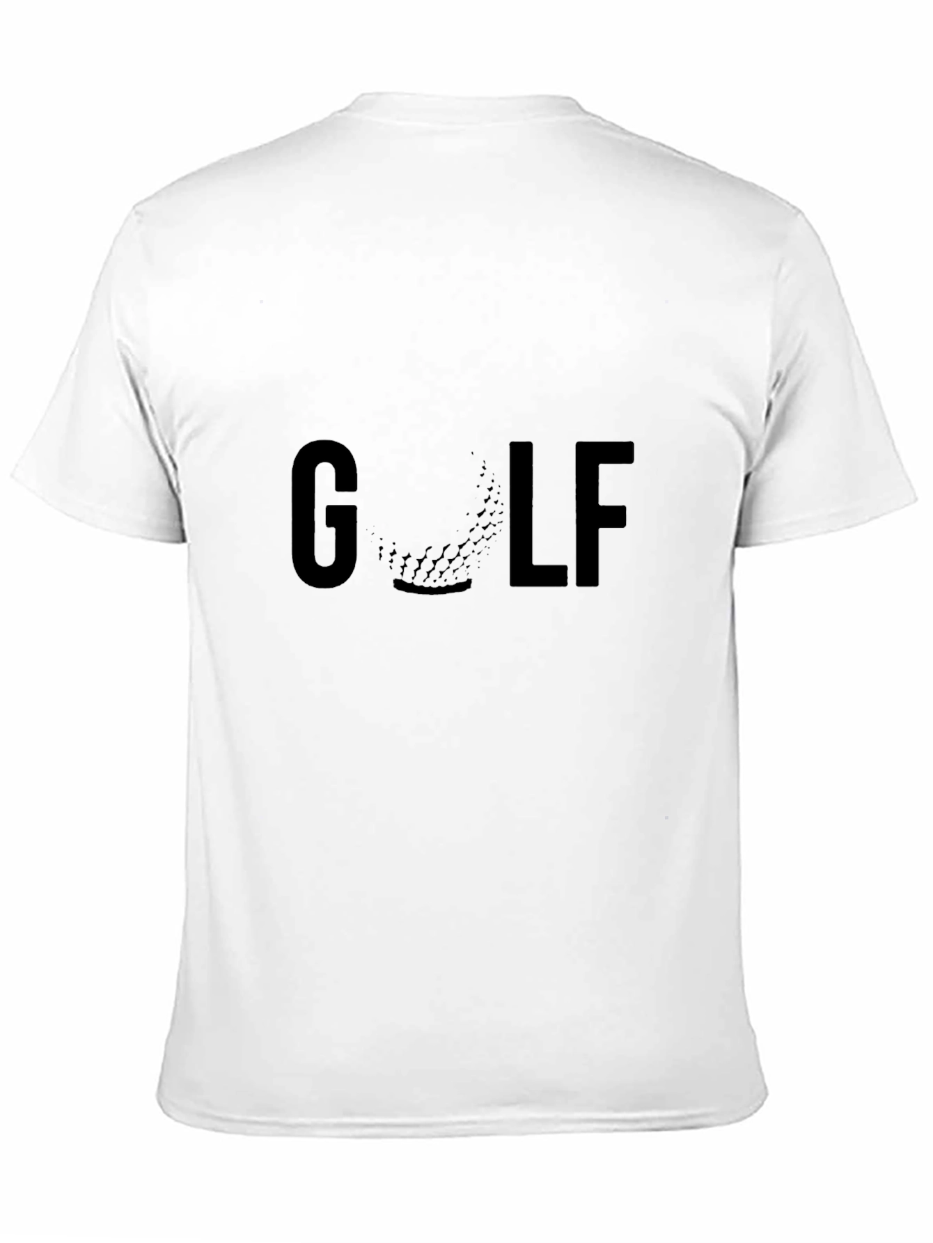 Golf Graphic Tee - Black Crew Neck