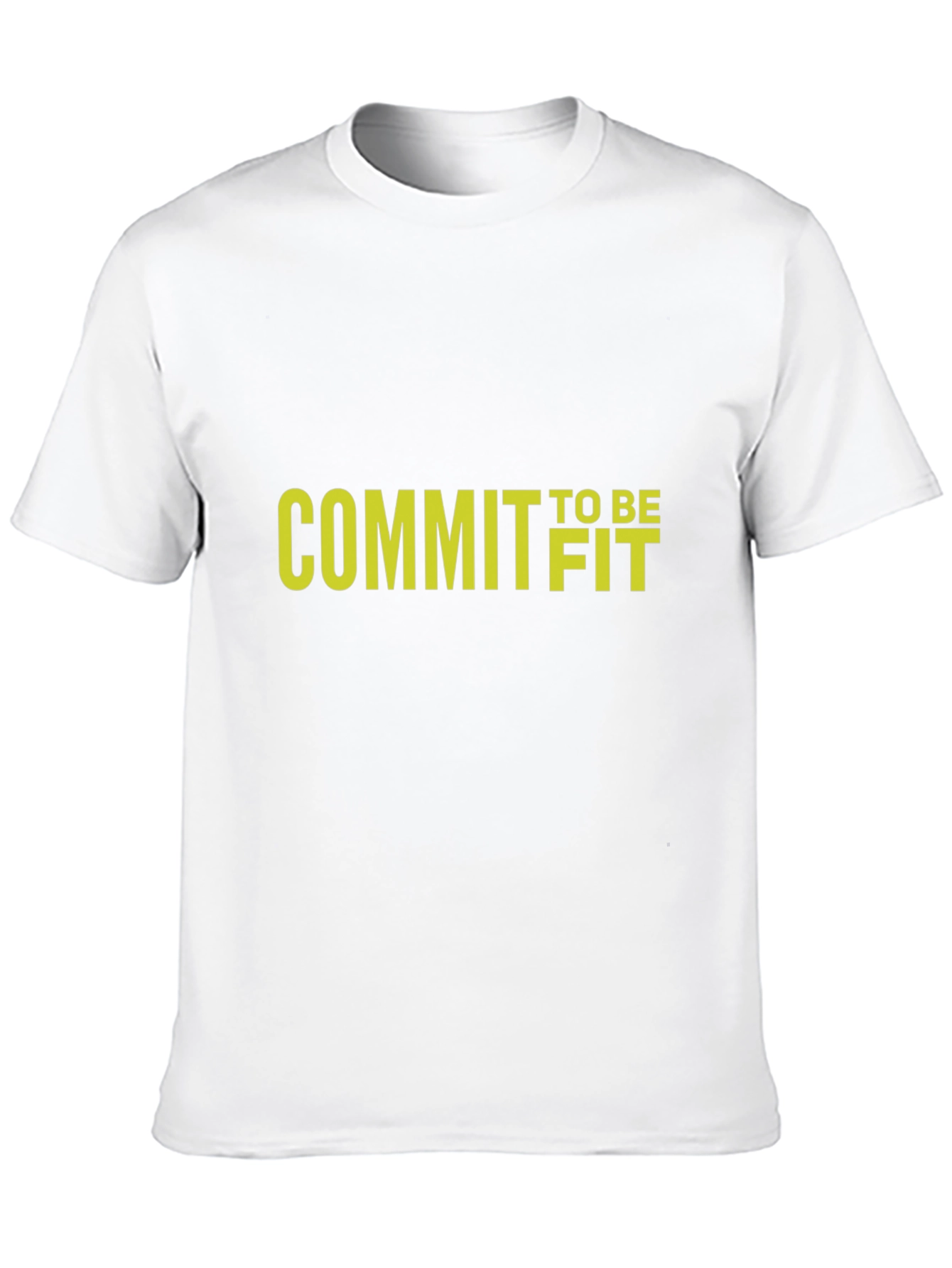 Commit to Be Fit Black Graphic Tee