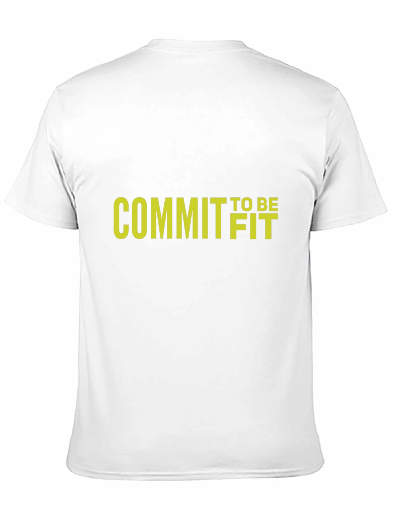 Commit to Be Fit Black Graphic Tee