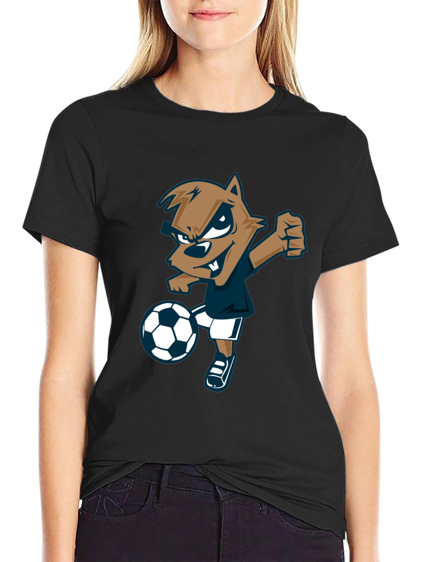 Cartoon Soccer T-Shirt