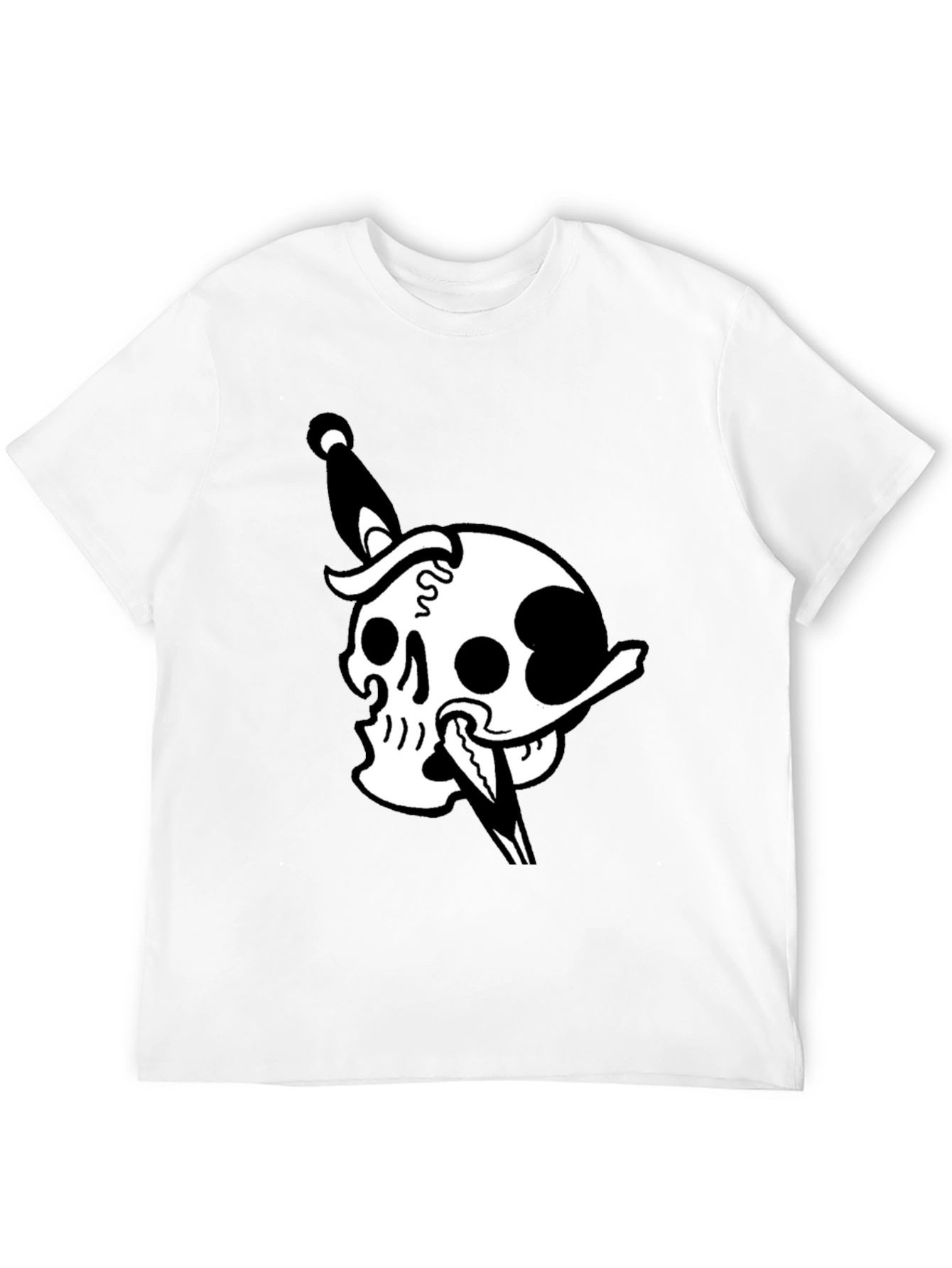 Skull & Dagger Graphic Tee - Mens Black T-Shirt