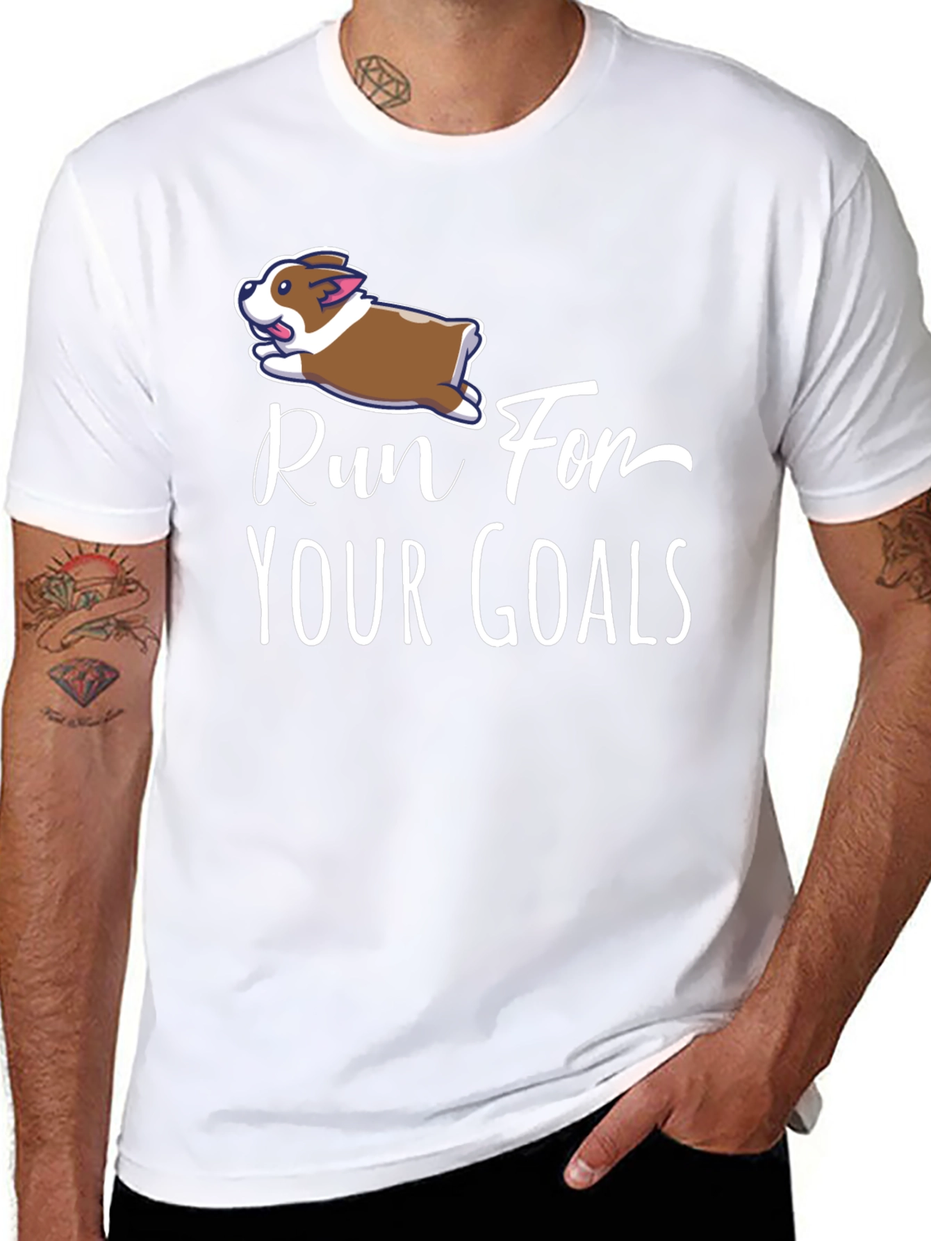 Run For Your Goals Graphic T-Shirt