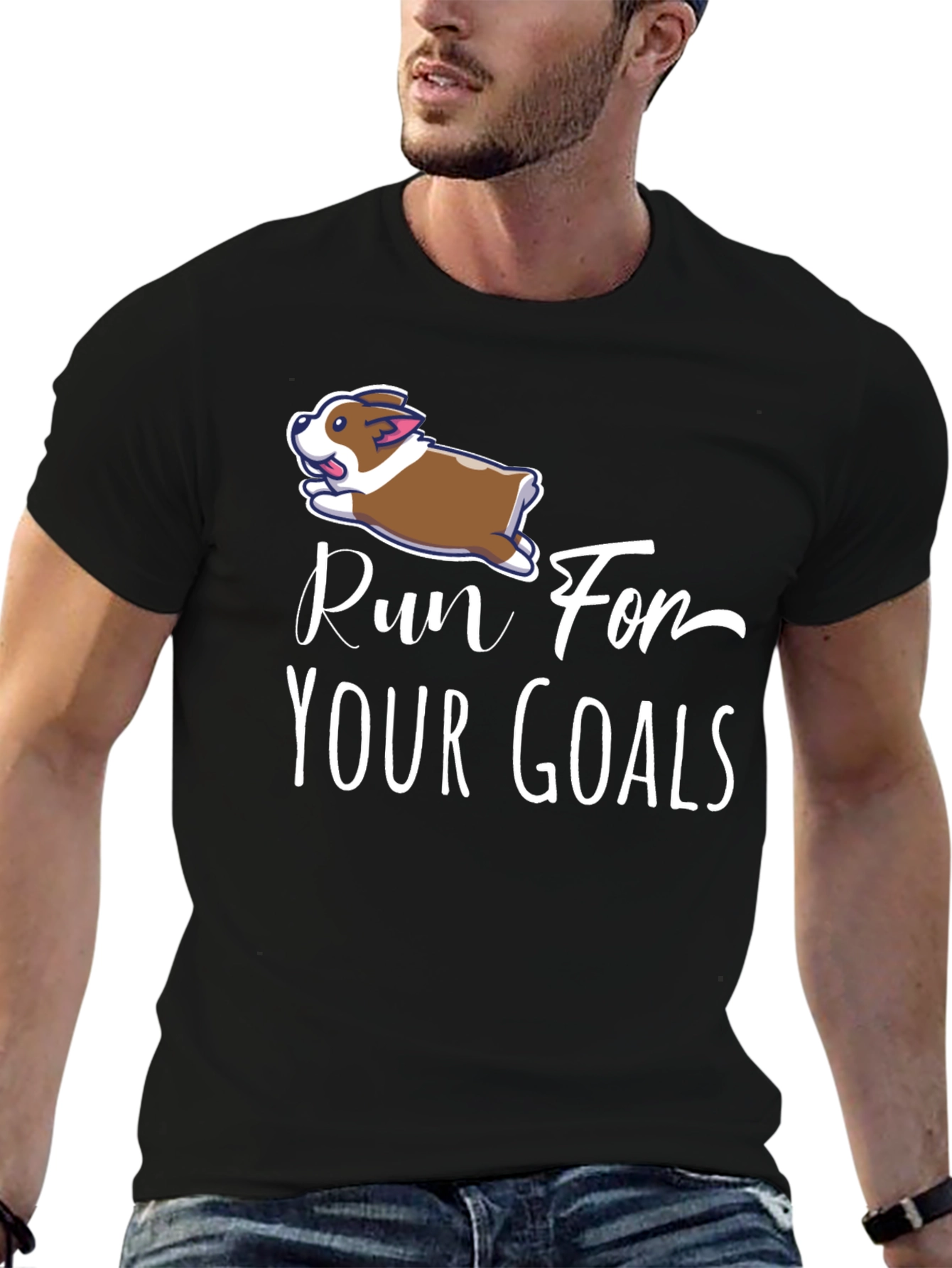 Run For Your Goals Graphic T-Shirt