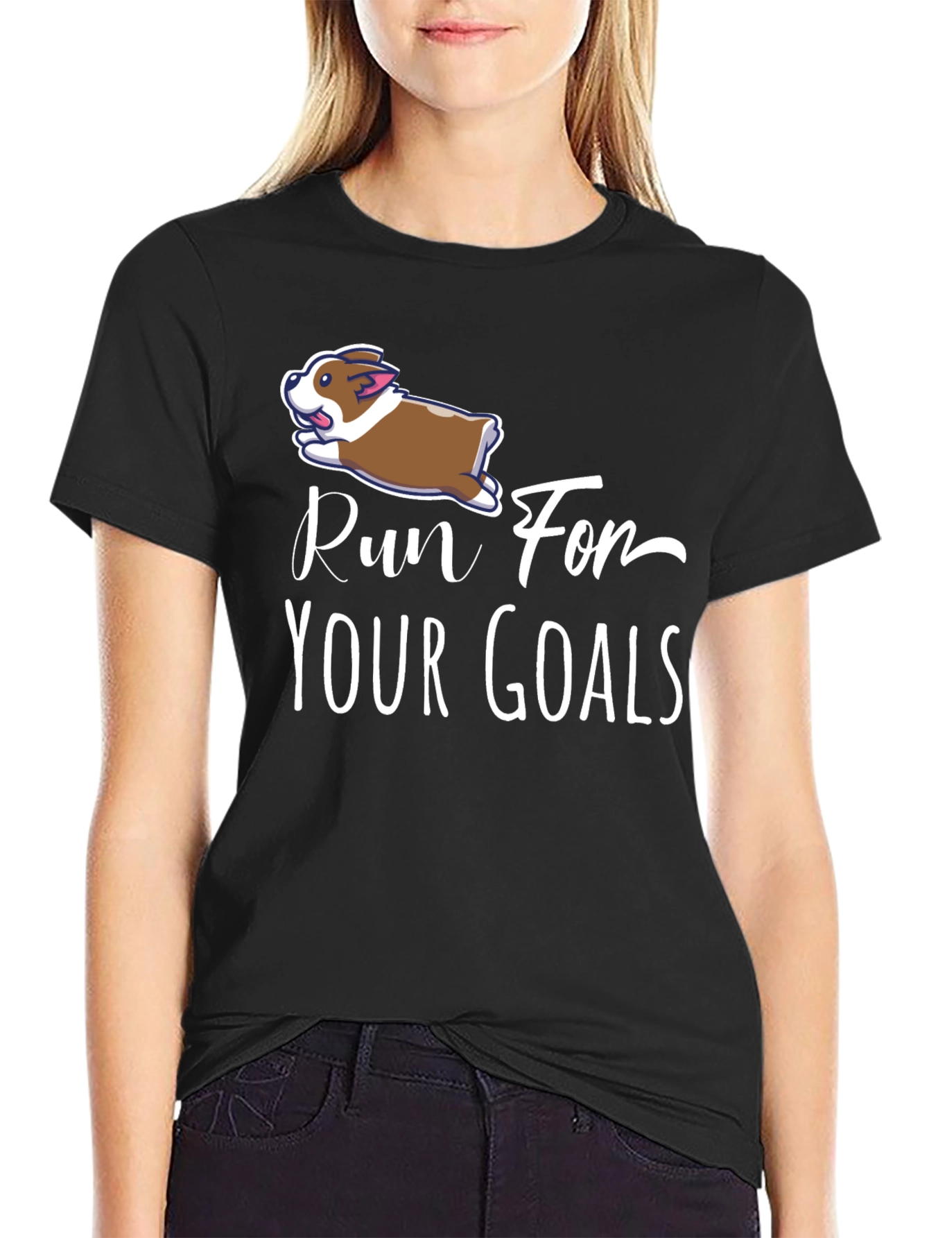 Run For Your Goals Graphic T-Shirt