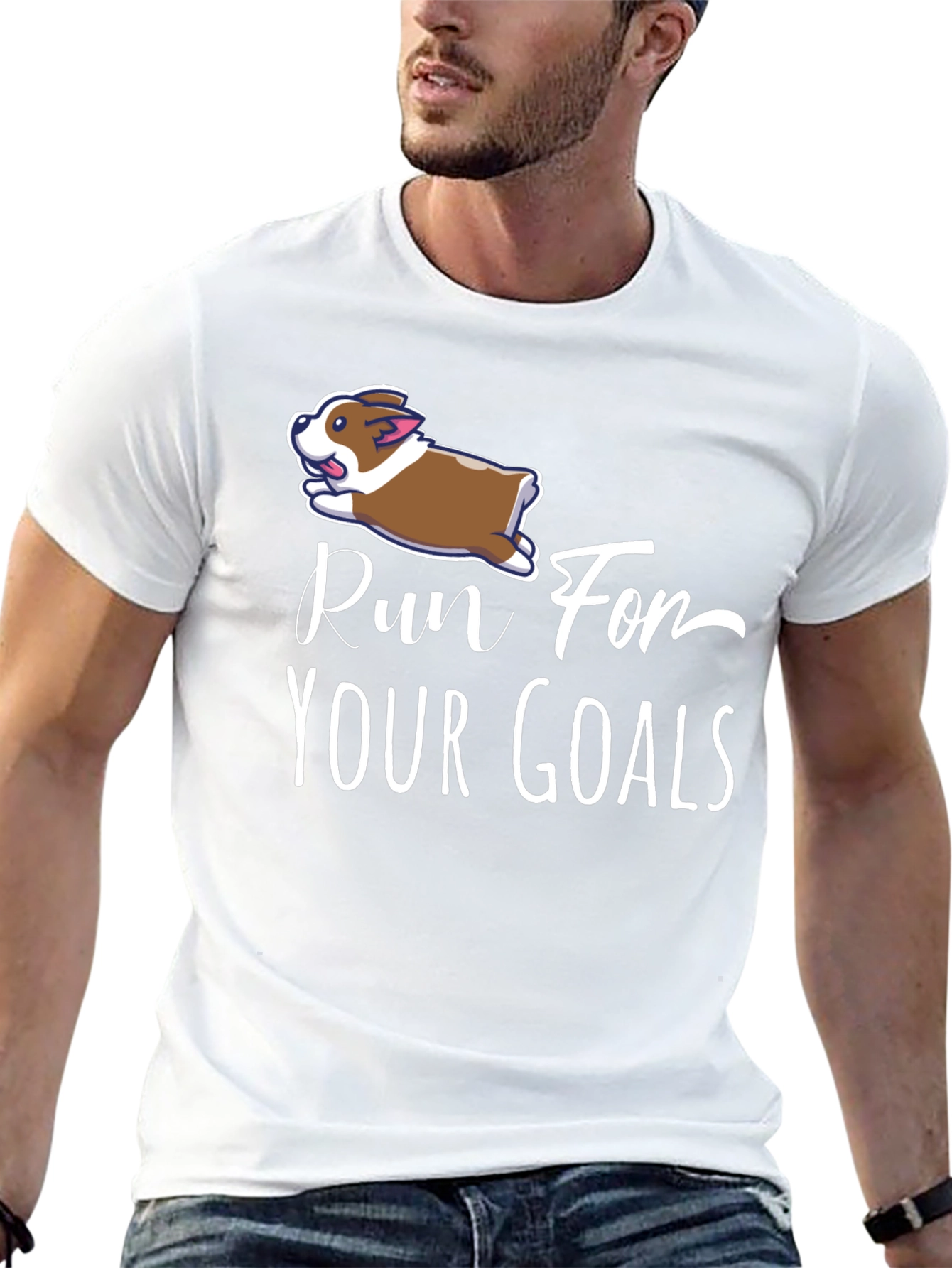 Run For Your Goals Graphic T-Shirt