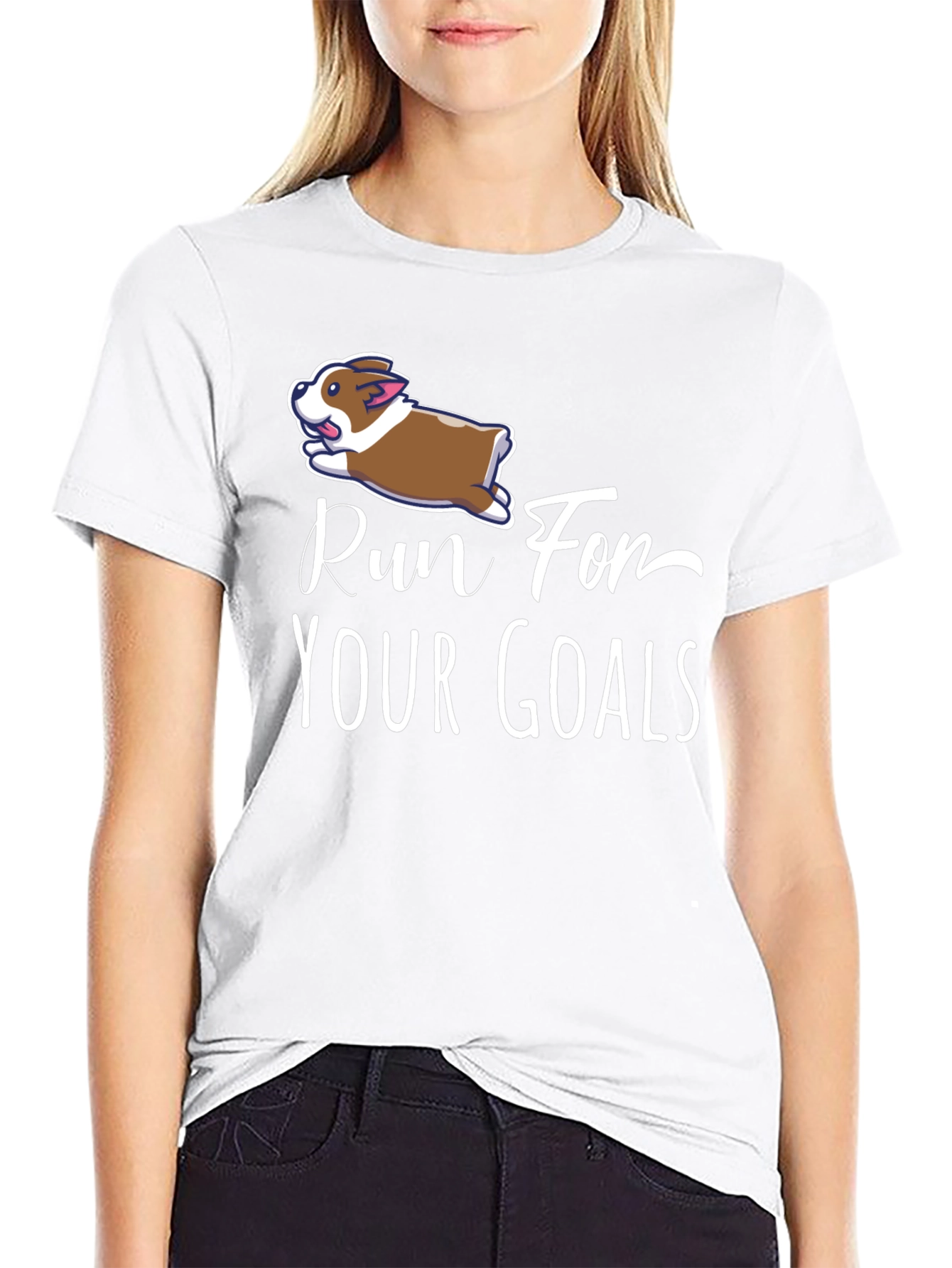 Run For Your Goals Graphic T-Shirt