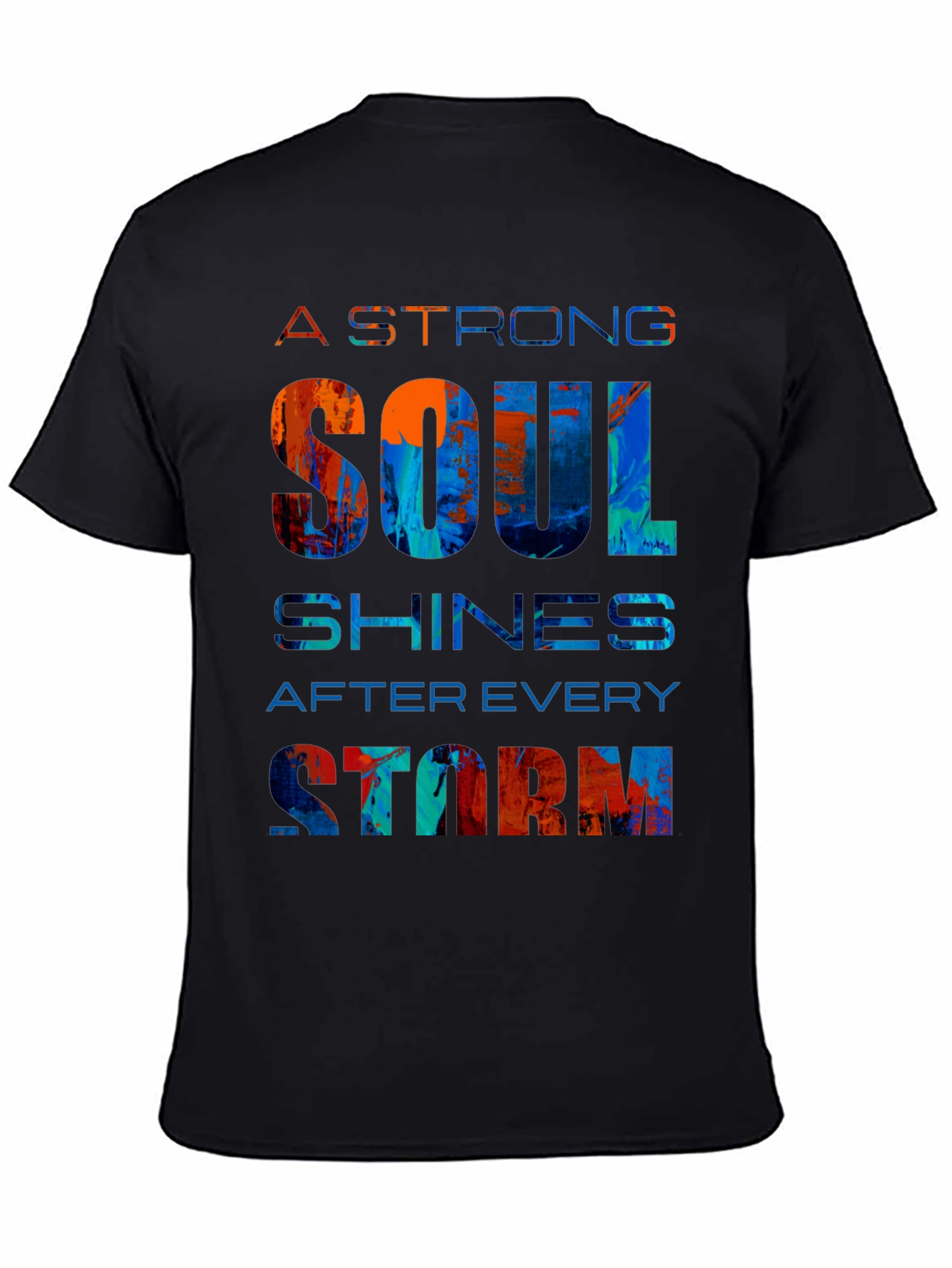 Strong Soul Graphic Tee - Motivational Design