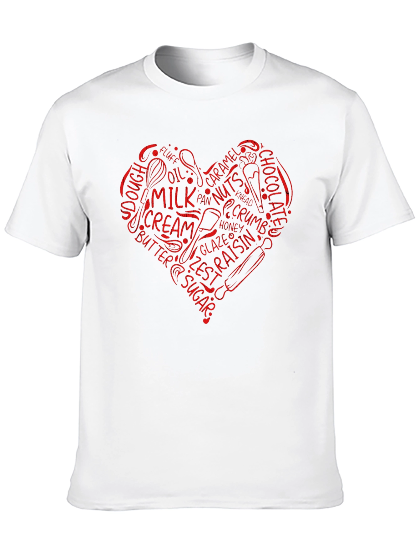 Baking Lovers Heart T-Shirt