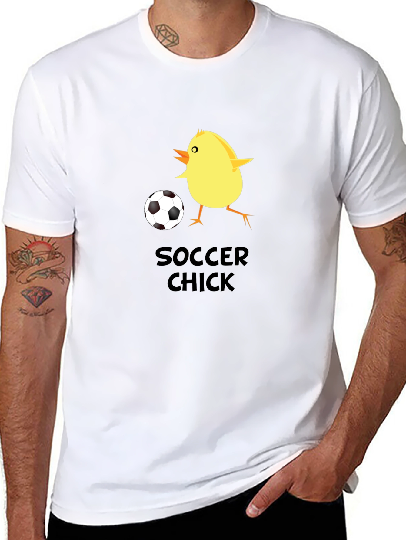 Soccer Chick Graphic T-Shirt